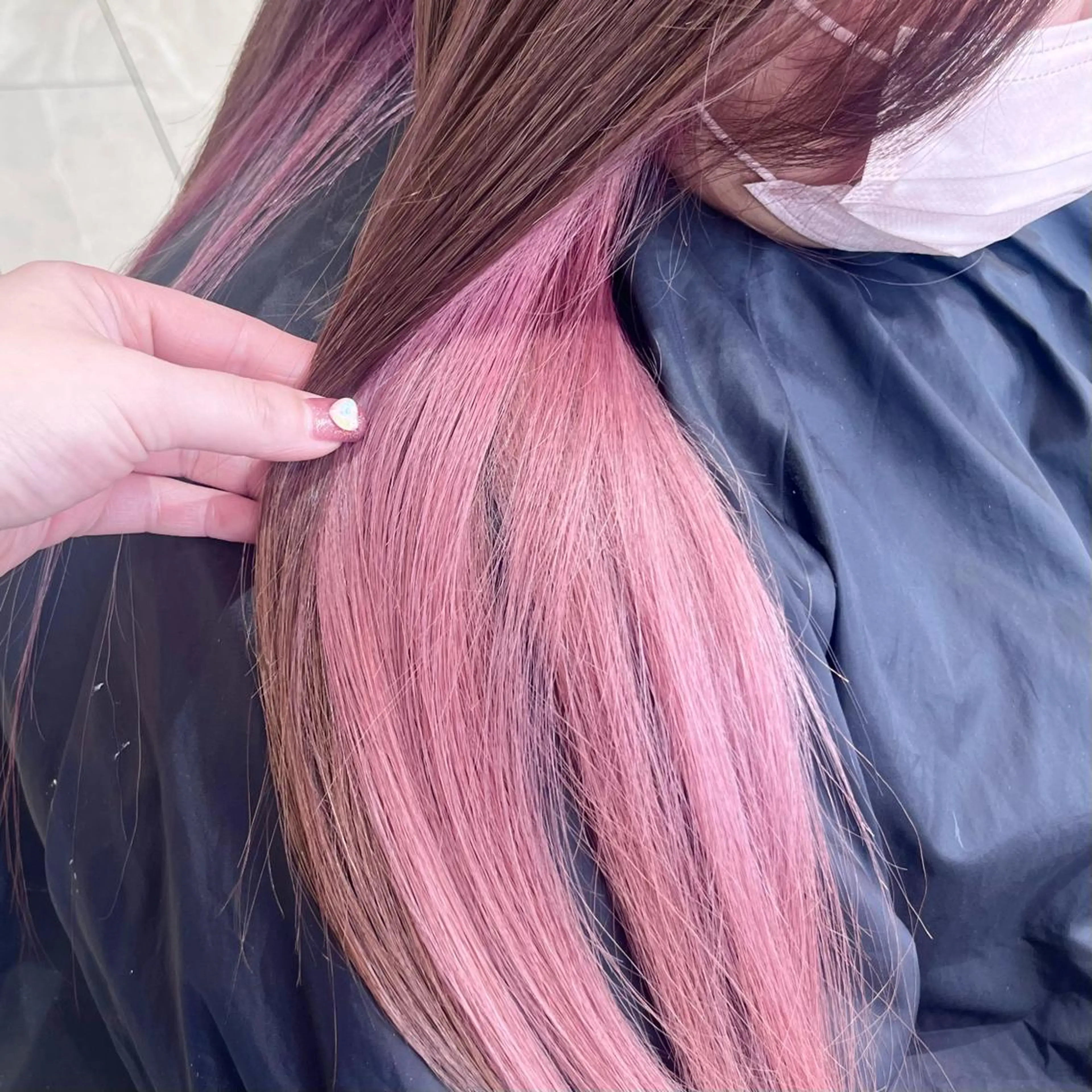 4月限定🫧カラー＋インナーカラー(ブリーチ込)の写真