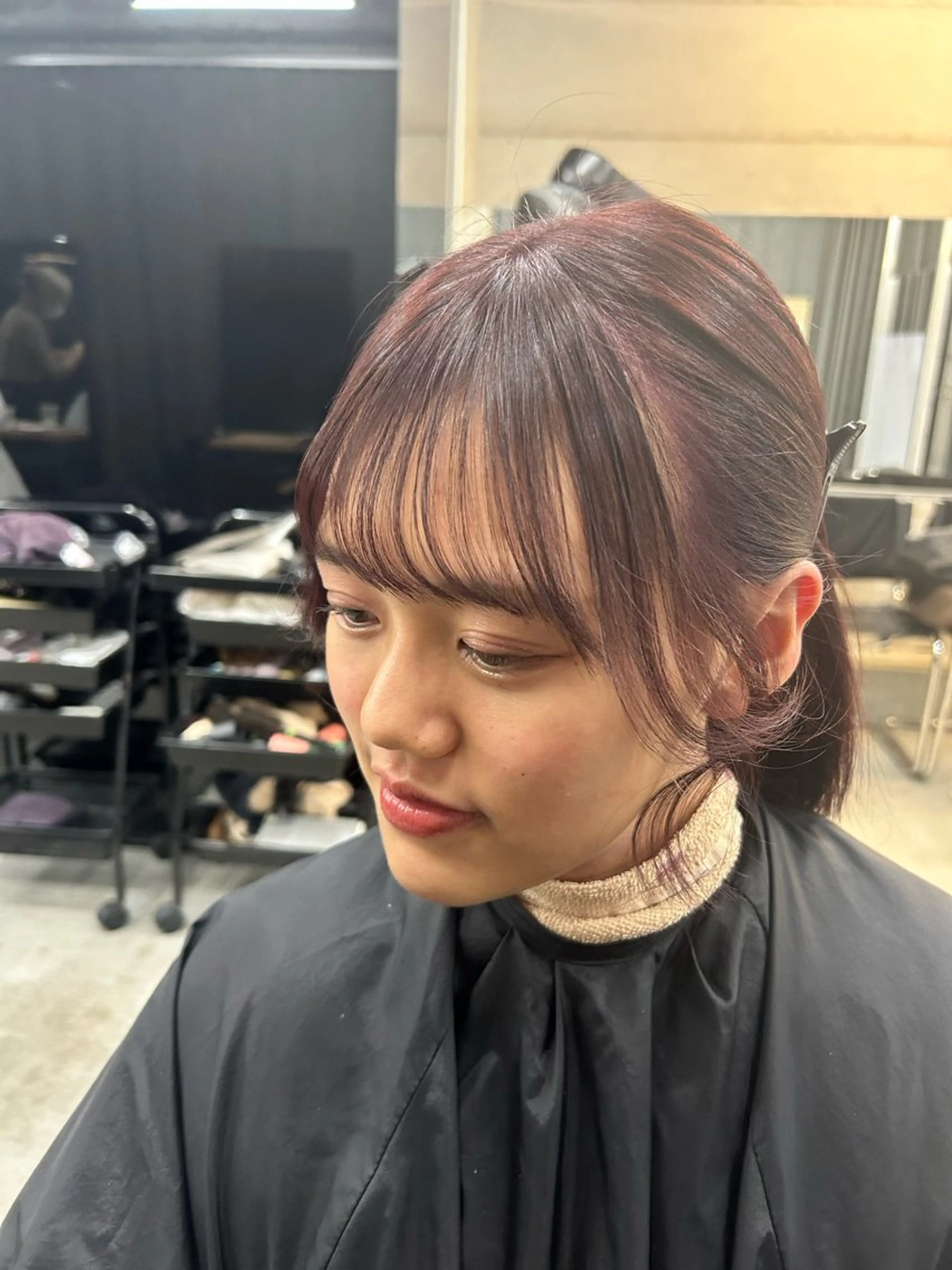 ロング 女性らしいモテヘア 韓国ヘアhikariのヘアスタイル