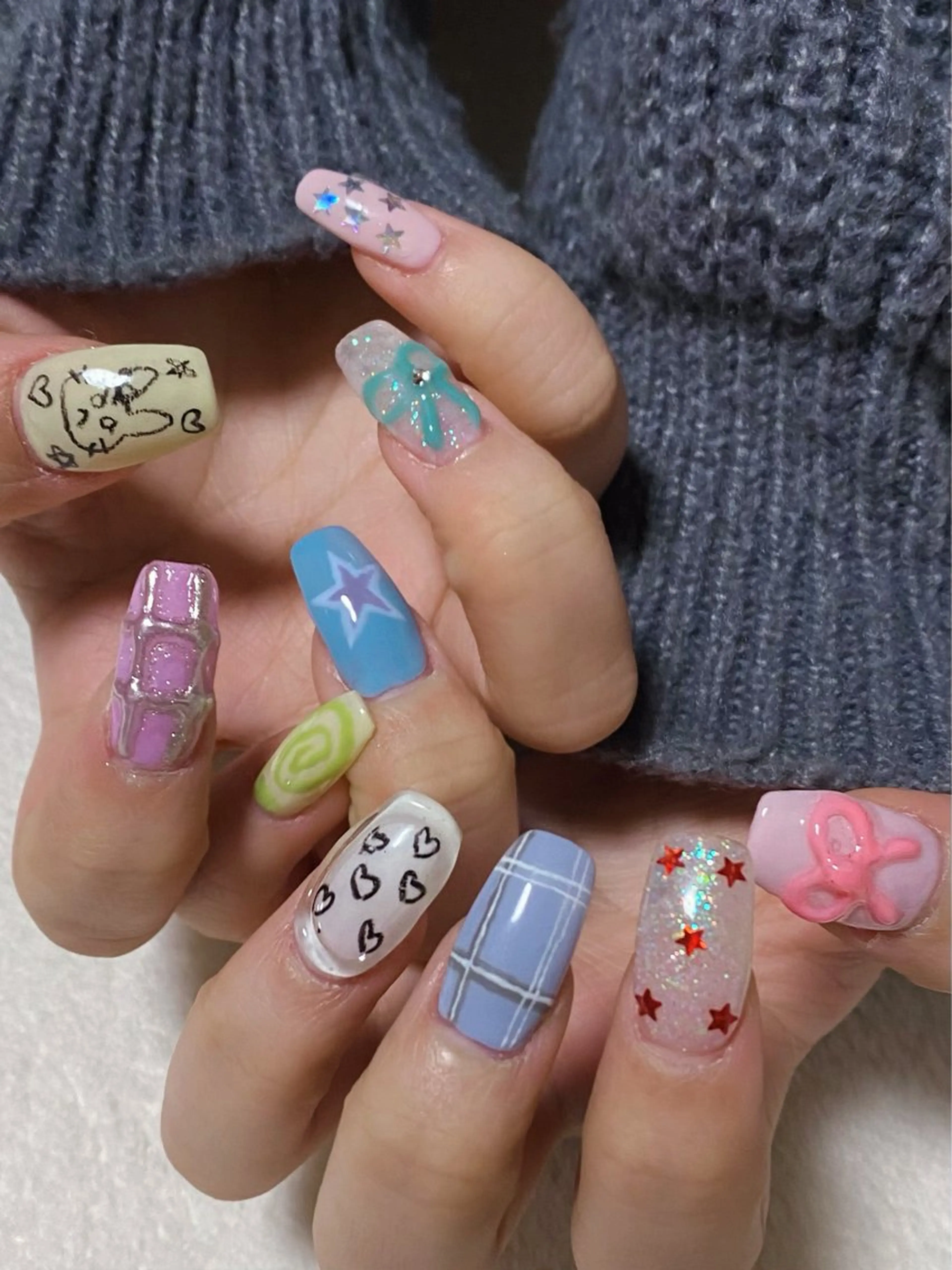 ネイル ハンドネイル ⭐️SORA⭐️ nail★colorのネイルデザイン