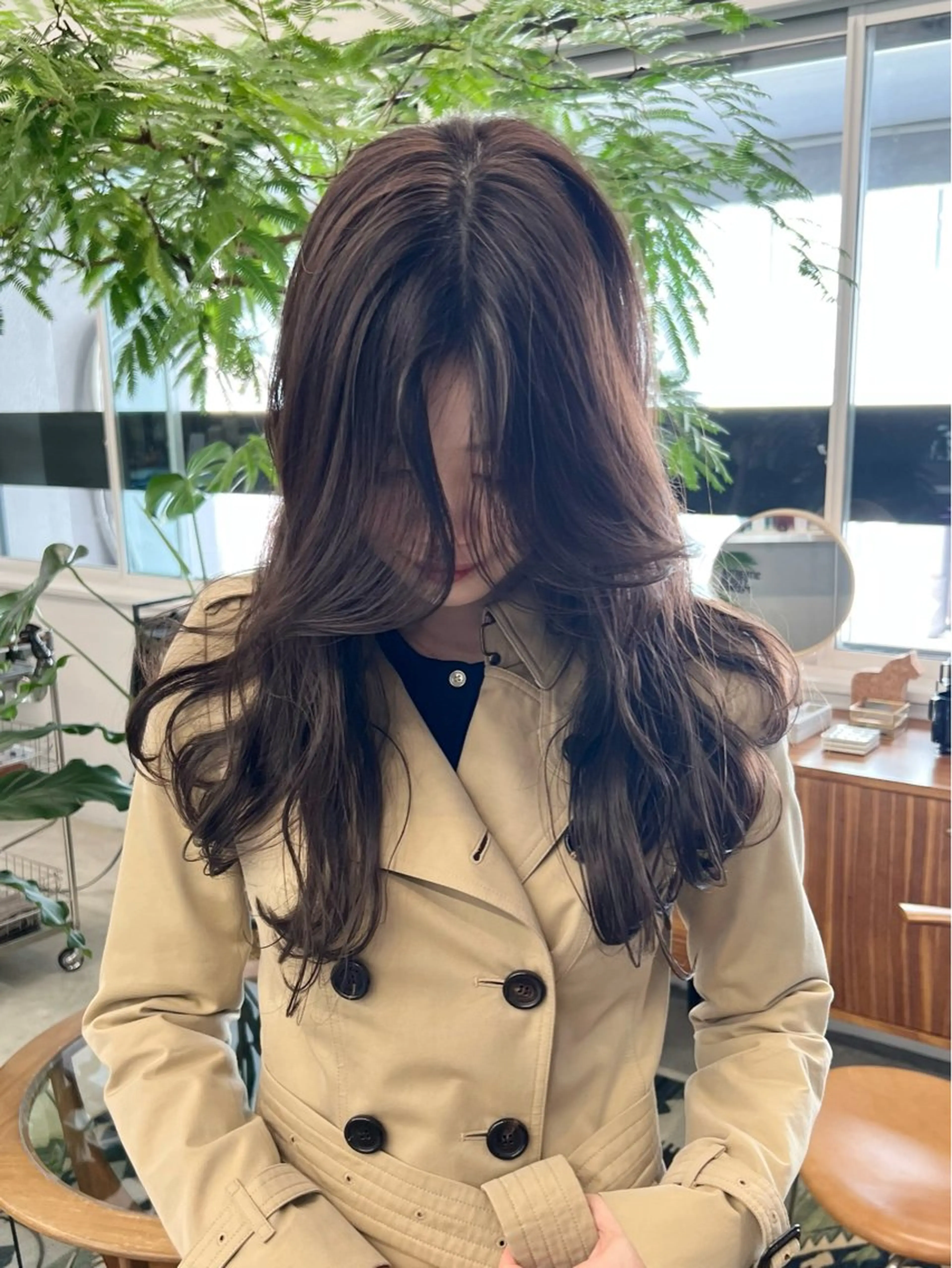 ロング カラー カット ヘアカラー 樫原裕二/レイヤー カット/透明感カラーのヘアスタイル