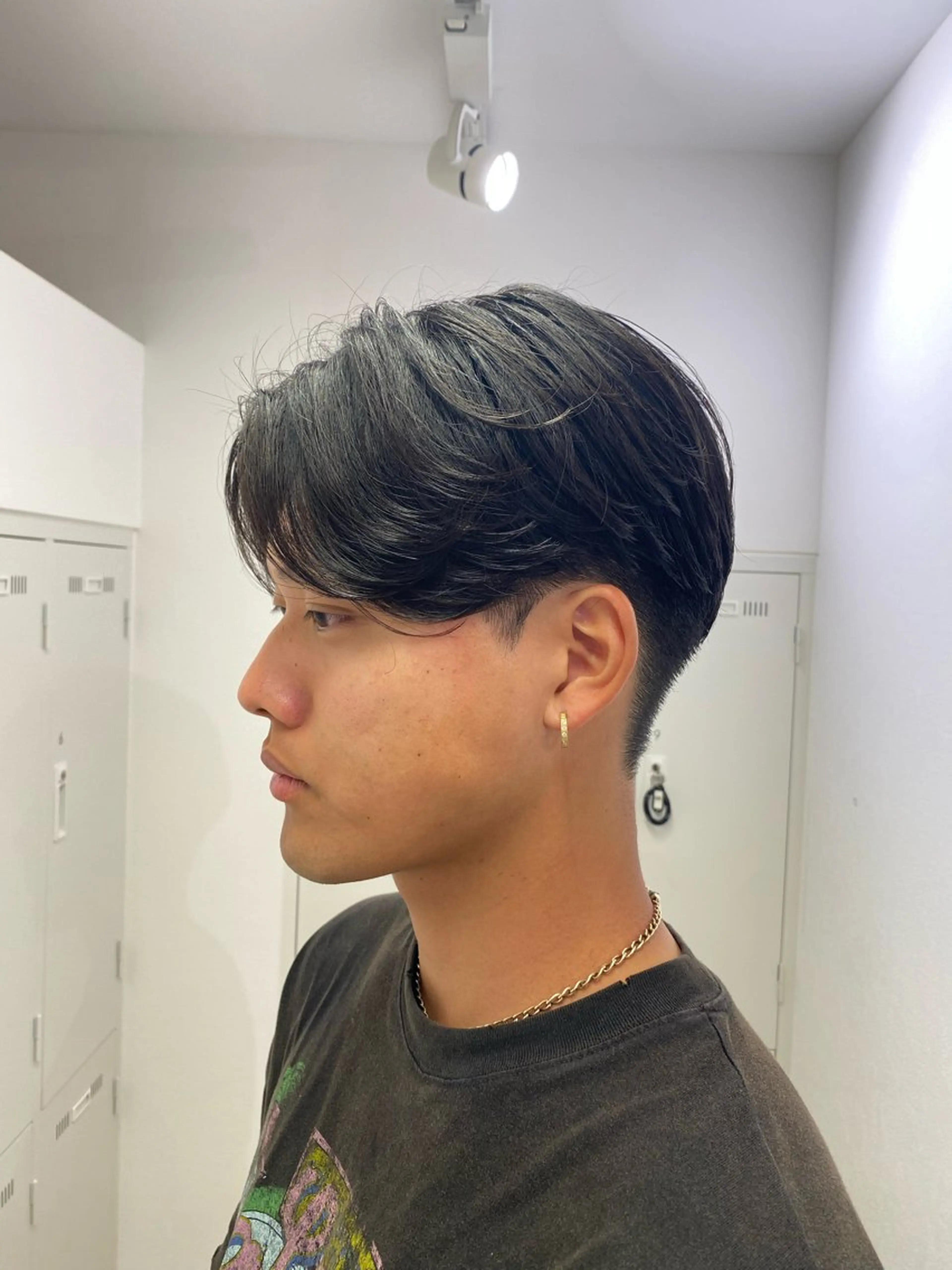 メンズ センターパート 刈り上げ MEY HAIR CURLYS所属・ハードパーマ Rico💜のヘアスタイル