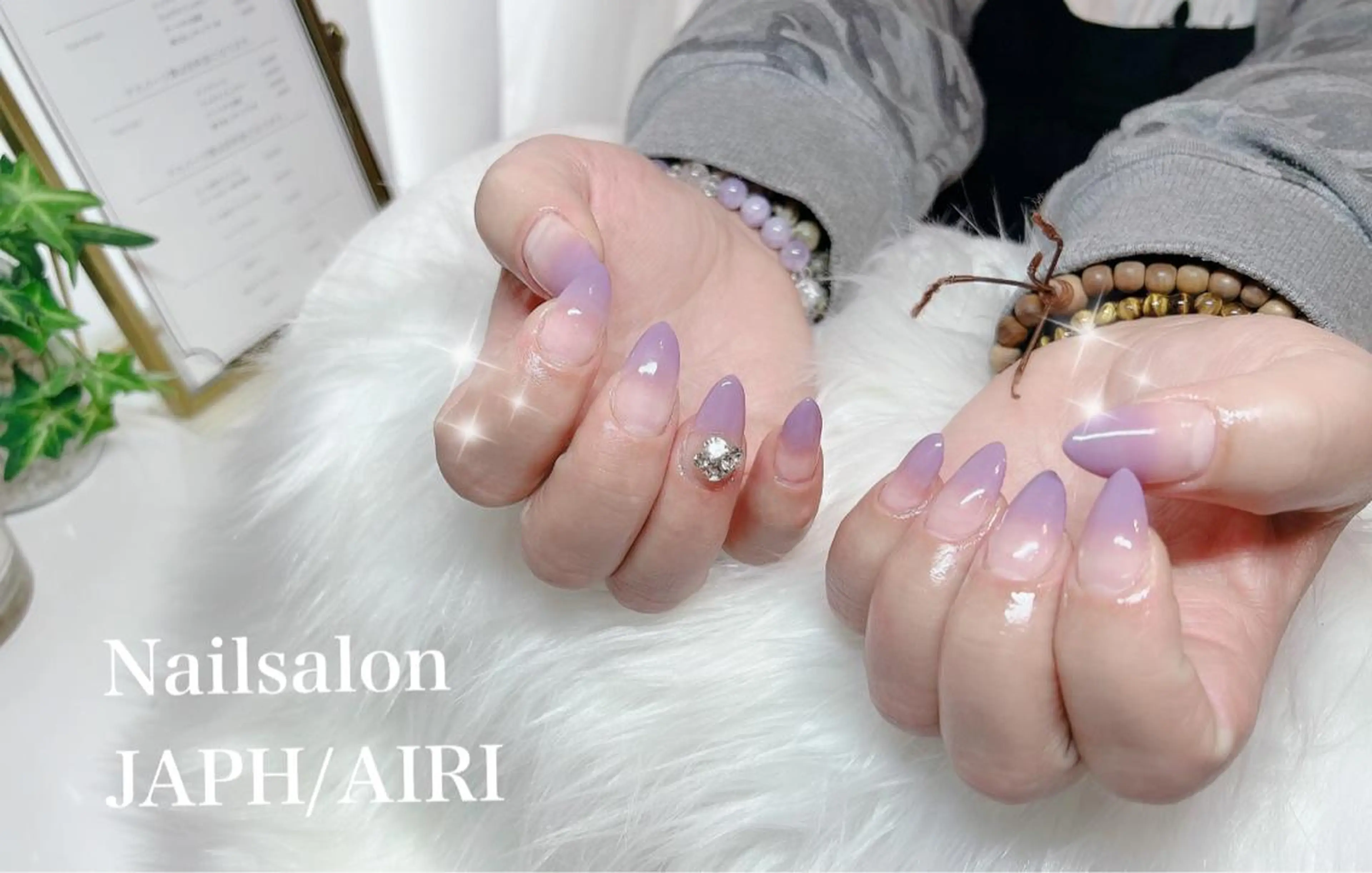 ネイル 長さ出し グラデーション NailSalon /JAPHのネイルデザイン