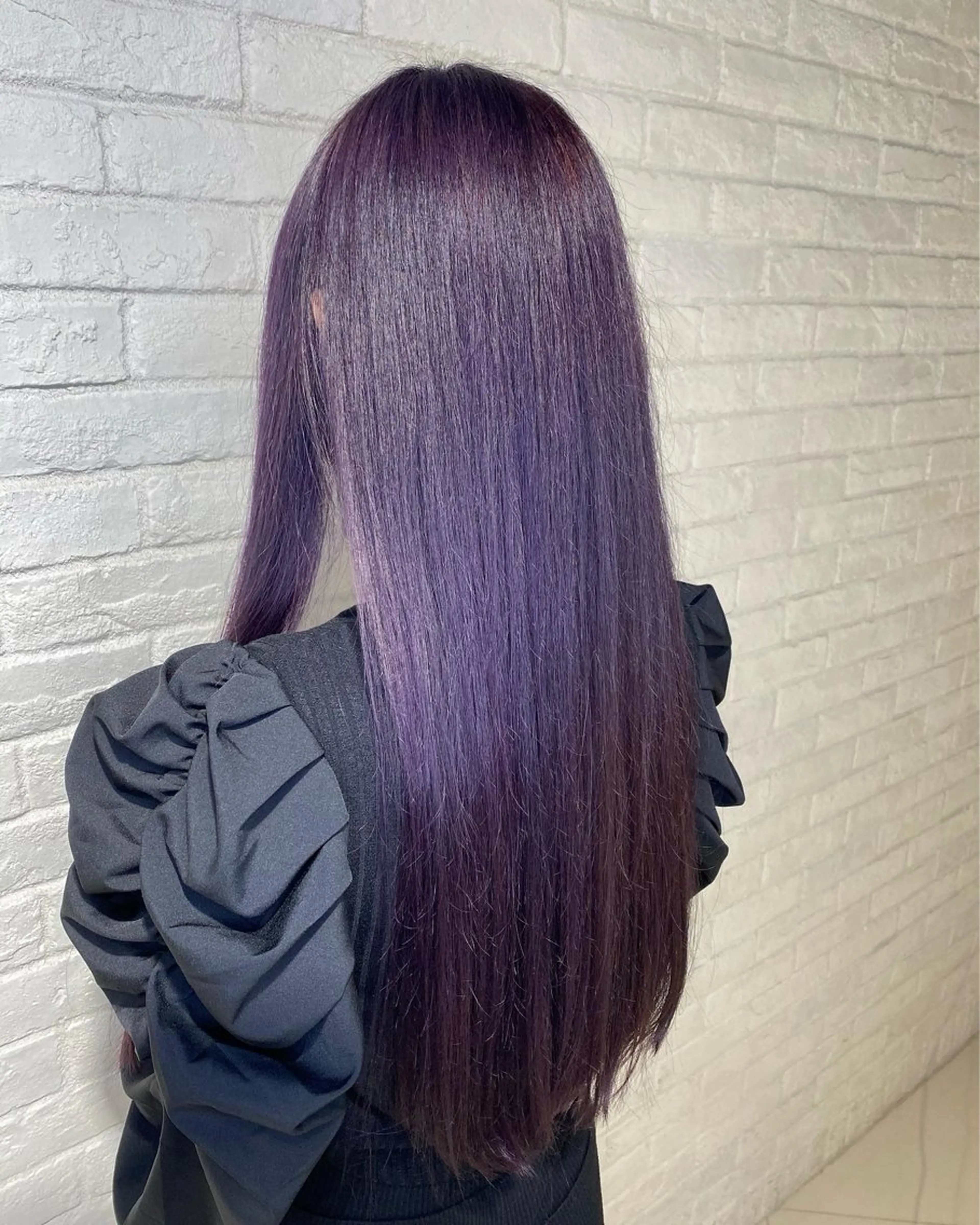 ロング カラー deseo 透明色艶カラーツバサのヘアスタイル