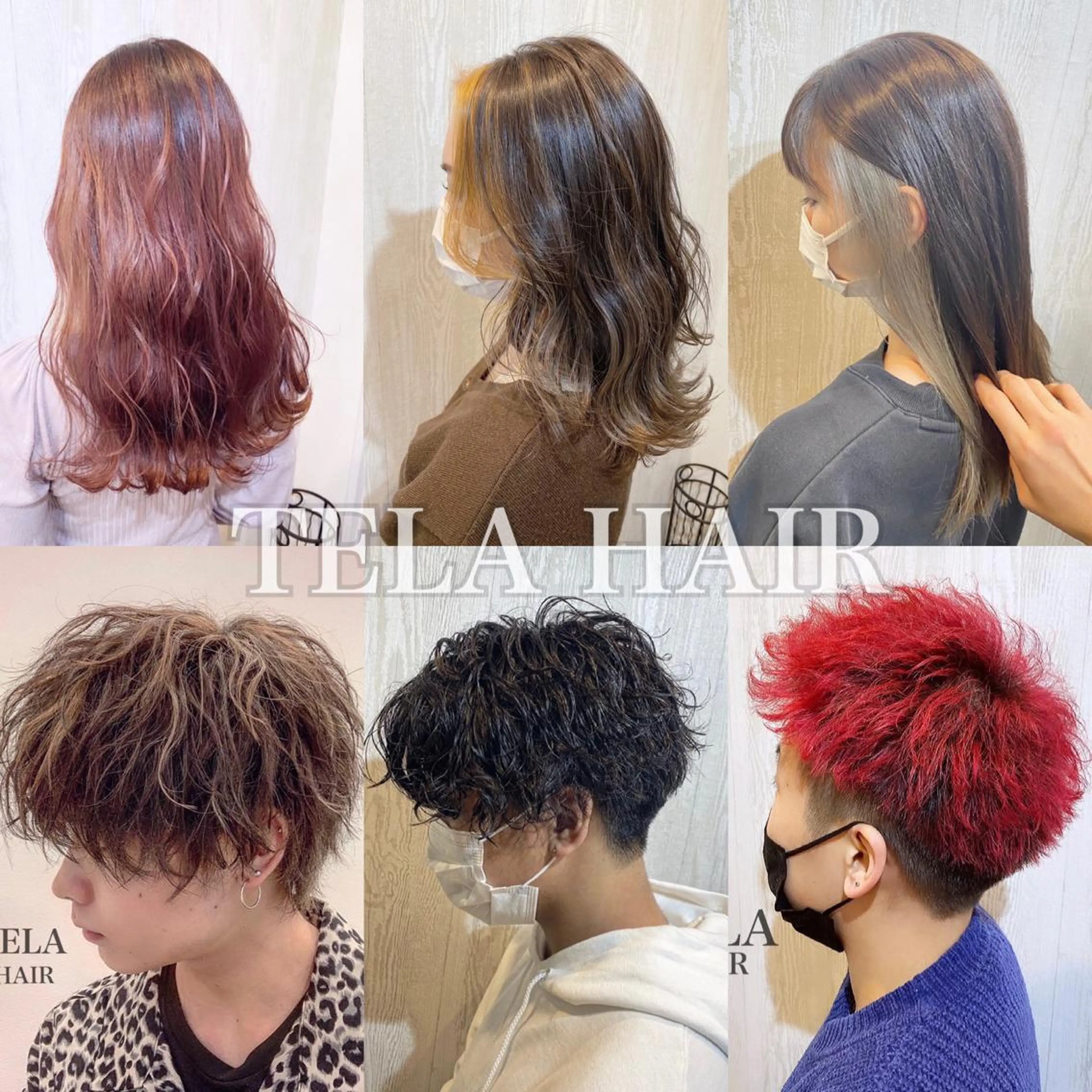 ショート カラー パーマ メンズ ヘアカラー トリートメント TELA HAIR 副代表　岡田のヘアスタイル