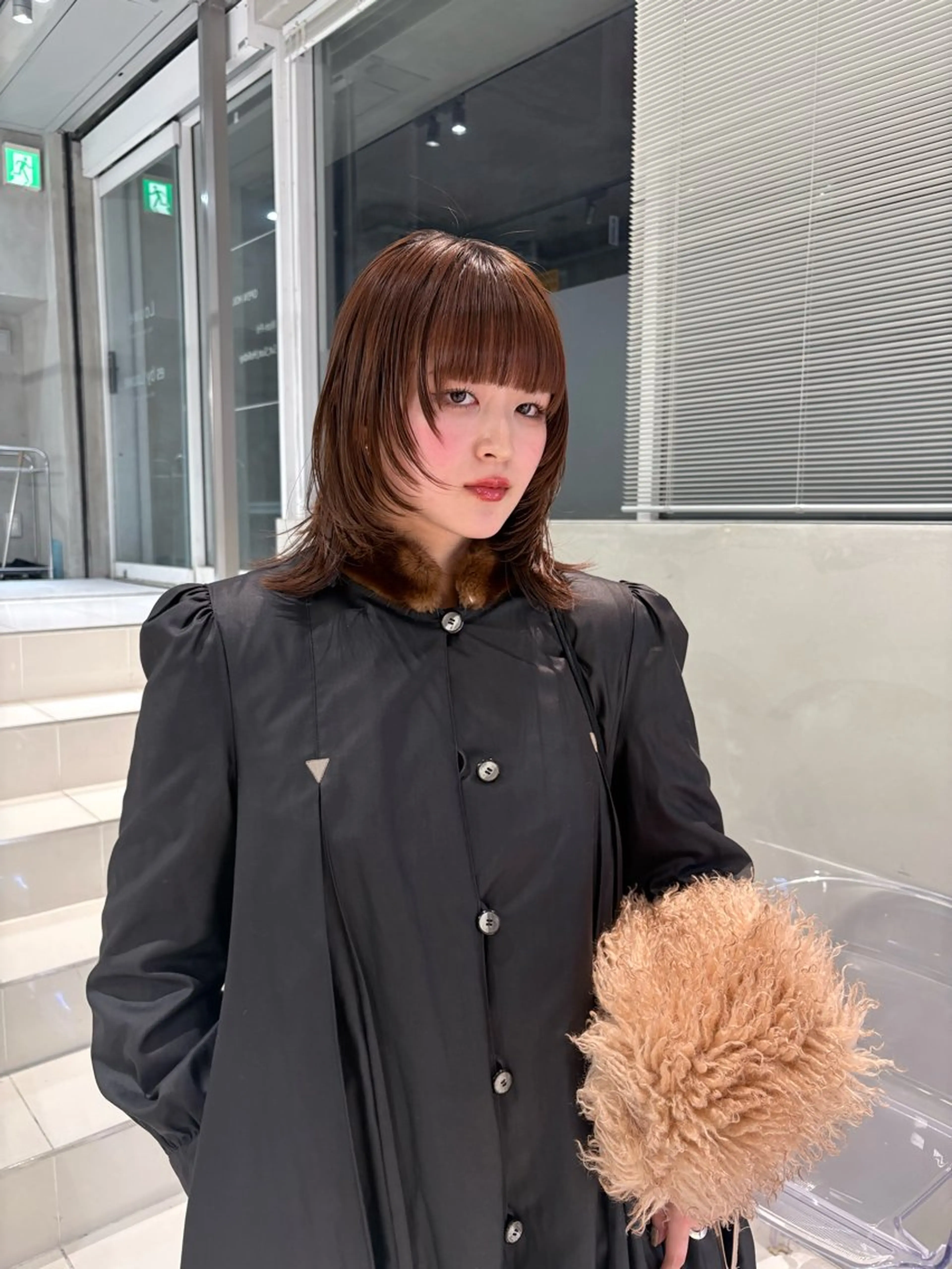 ミディアム カラー カット ヘアカラー くすみカラー/ブリ ーチ seina★のヘアスタイル