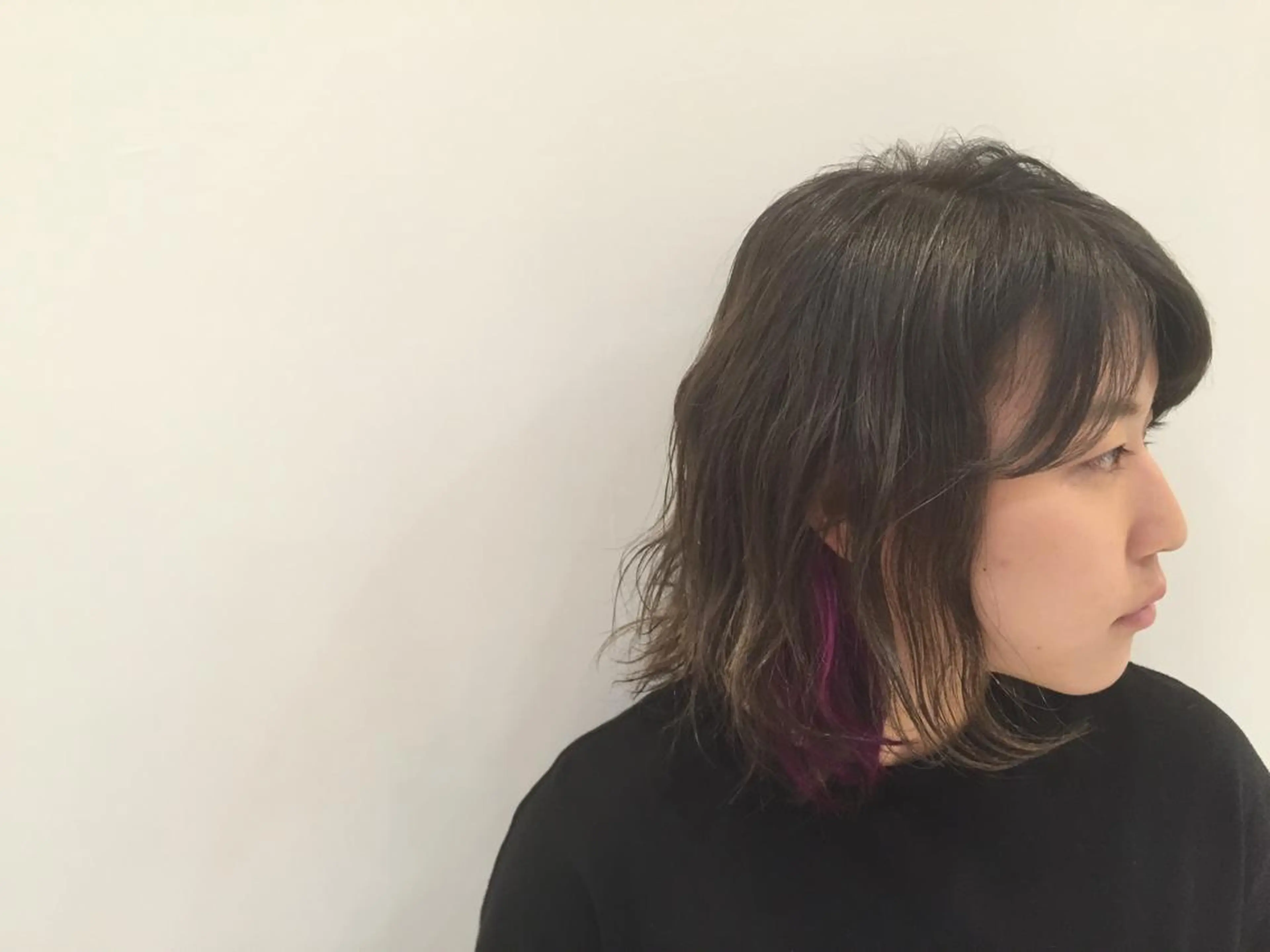 ショート ミディアム セミロング カラー ブルーカラー ネイビーカラー ピンクカラー ボブ ハイトーン×髪質改善 KENTAのヘアスタイル