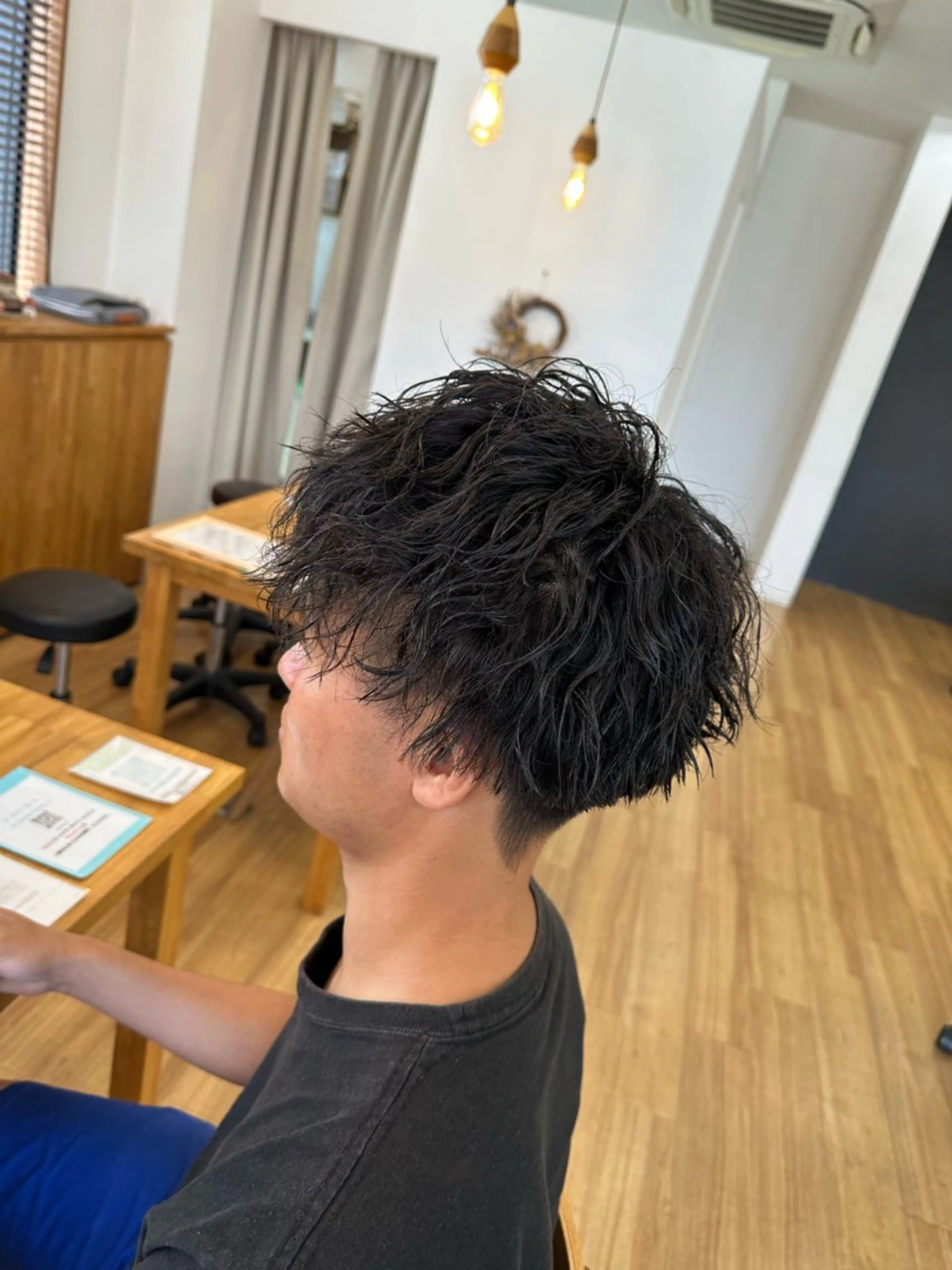 カット+ポイントパーマの写真