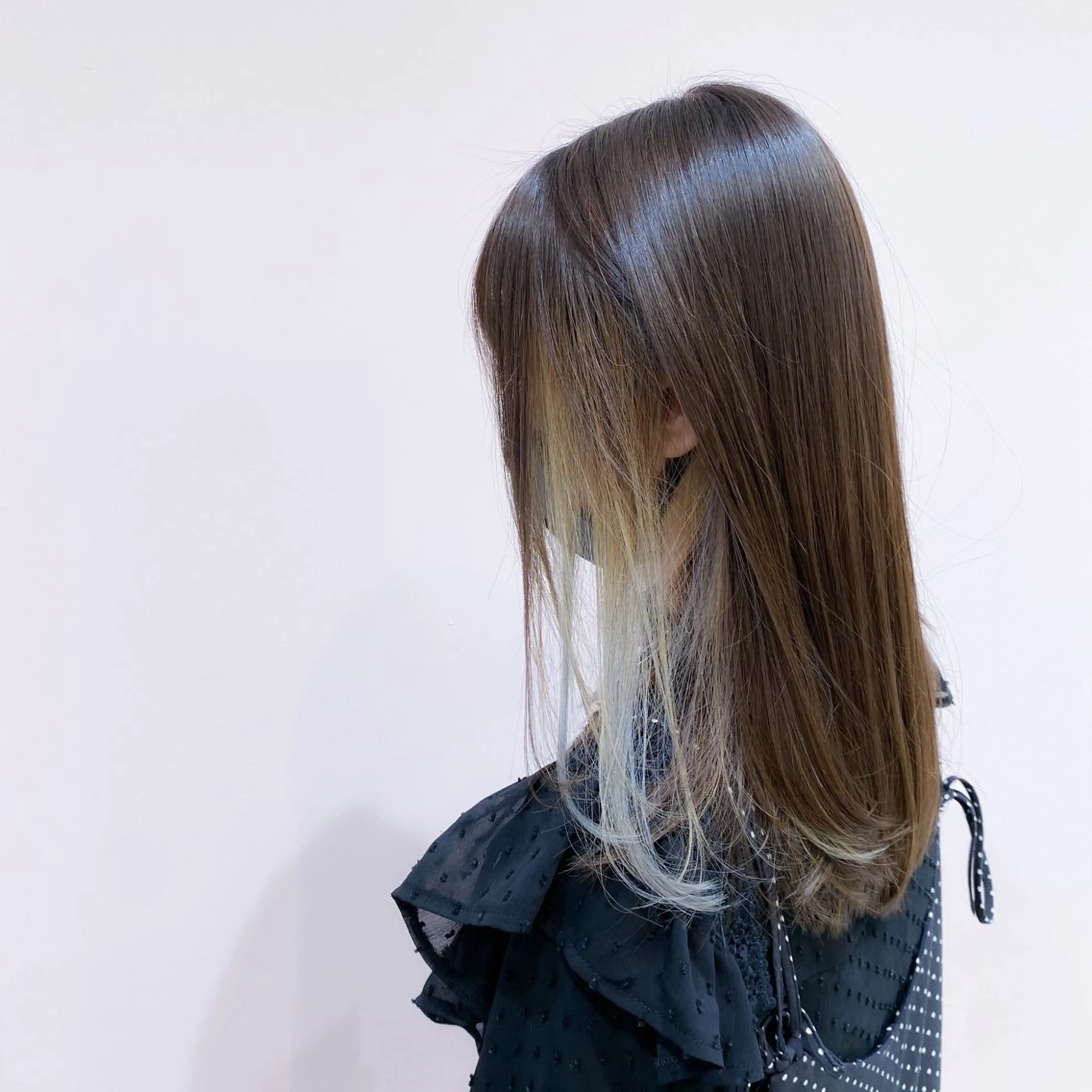 セミロング SOU/エクステ /ダブルカラーのヘアスタイル