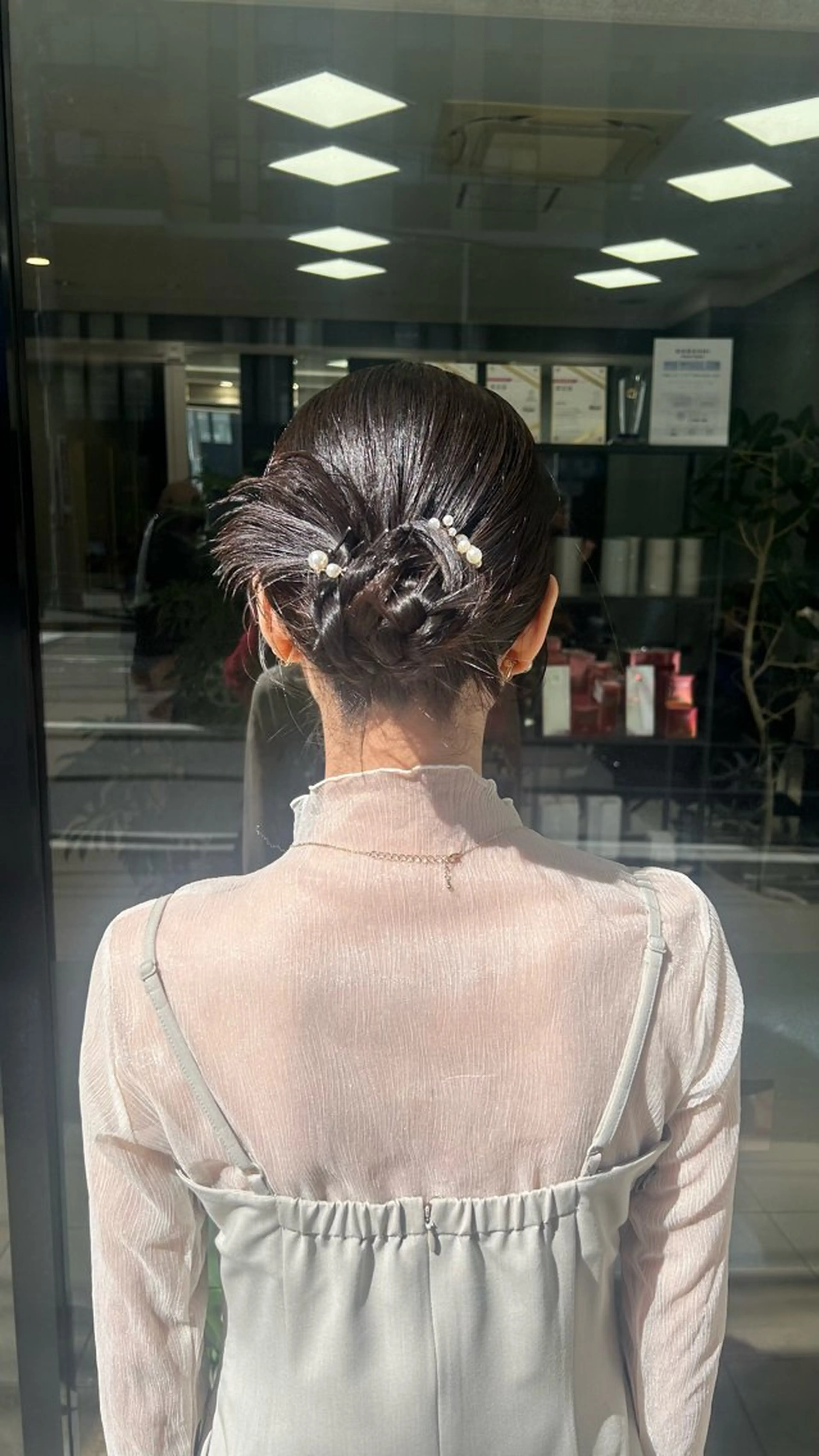 ミディアム ヘアセット ヘアセット/艶カラー emi🍒のヘアスタイル