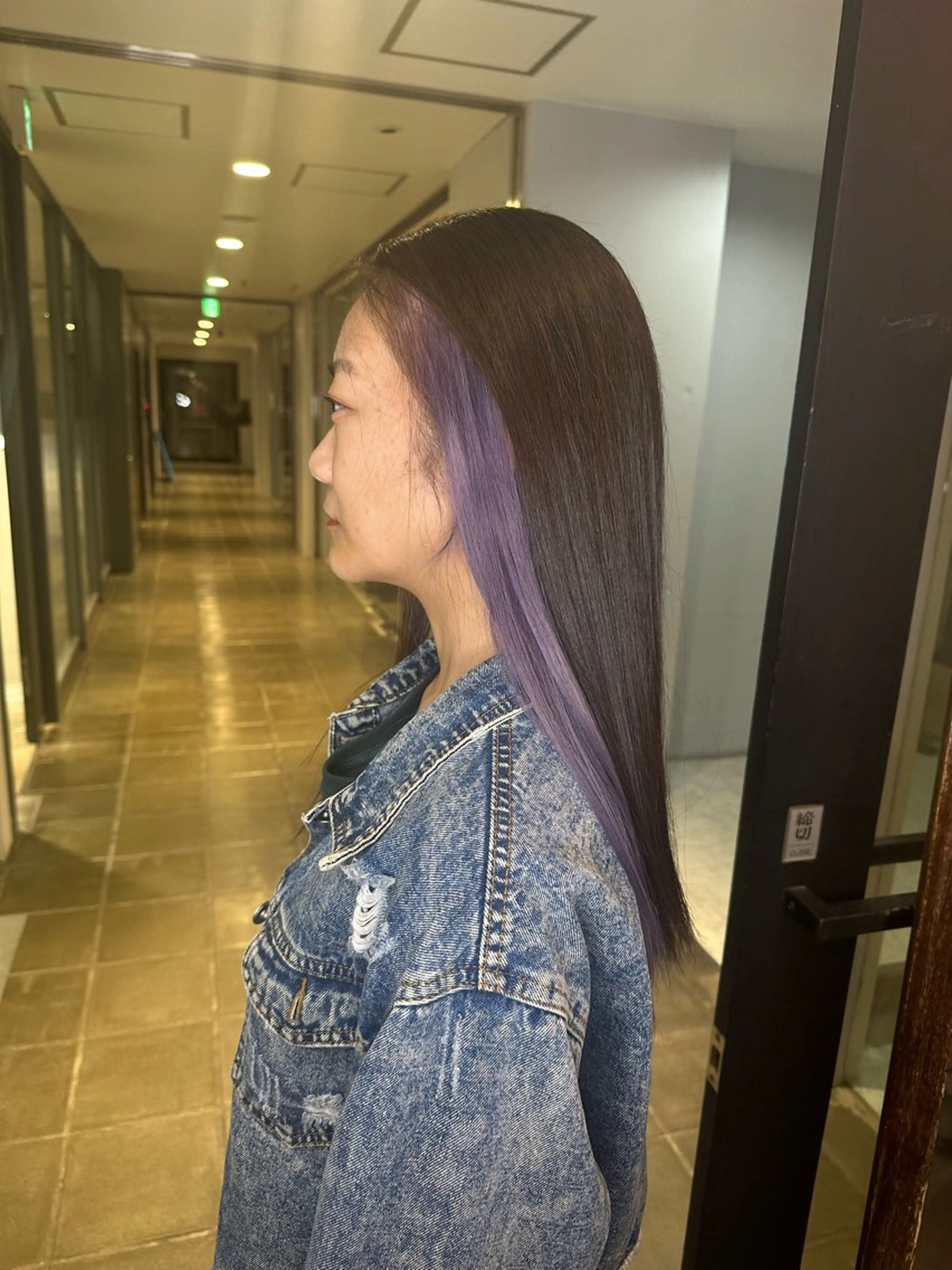 カラー 奥田 星来のヘアスタイル