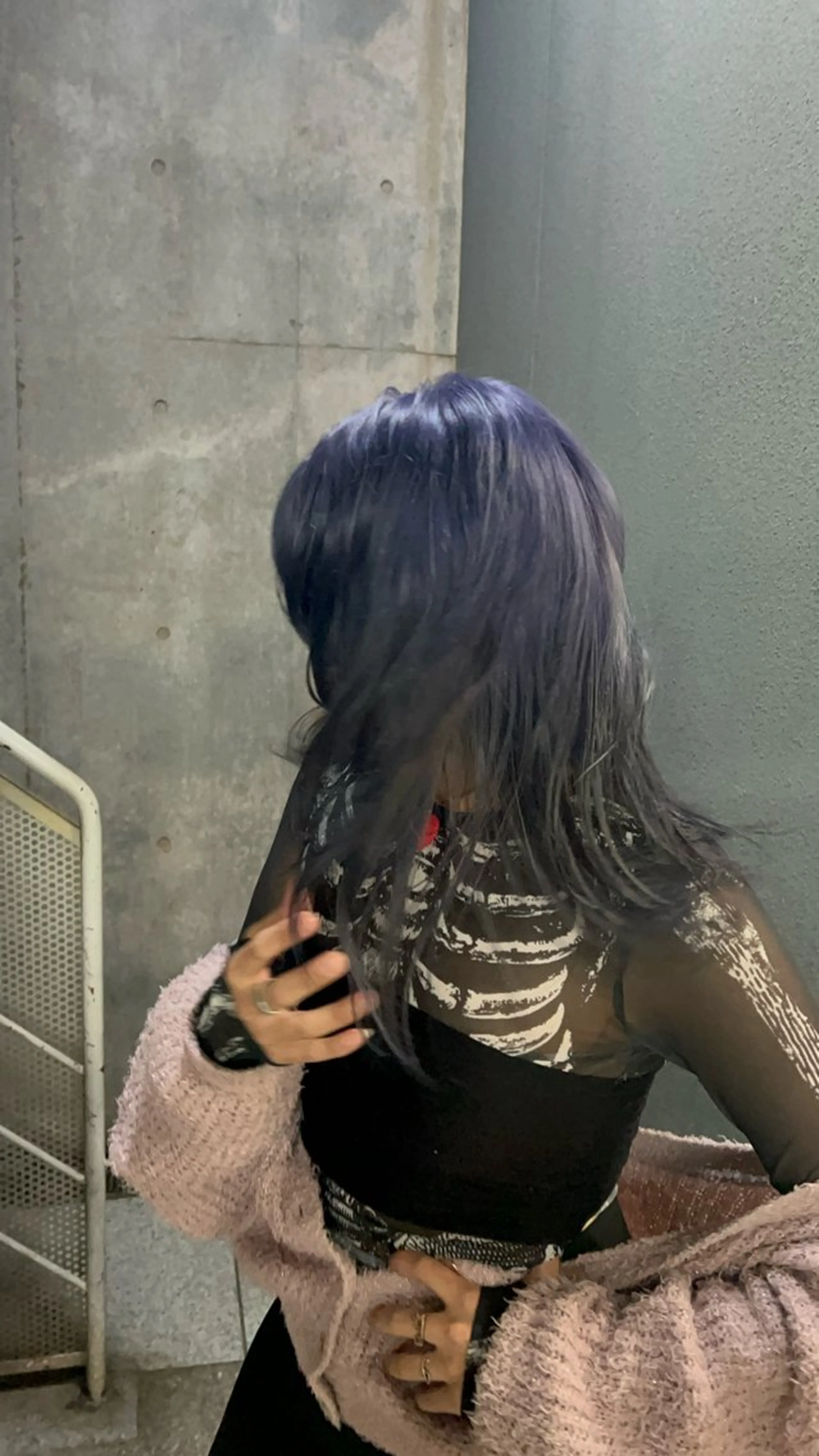 ロング カラー akari 🩵のヘアスタイル