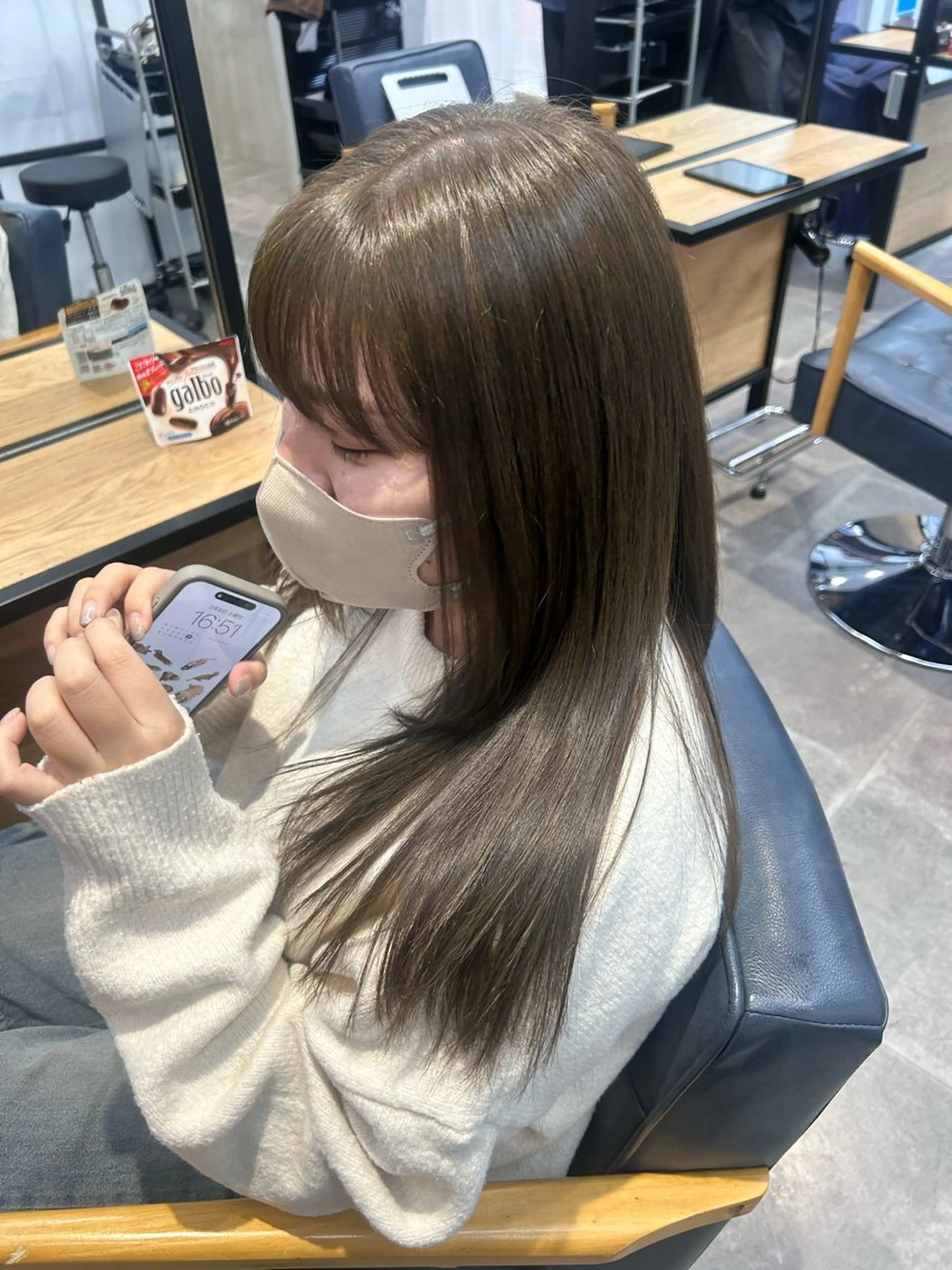 ロング カラー 韓国×髪質改善カラー 💎hinaのヘアスタイル