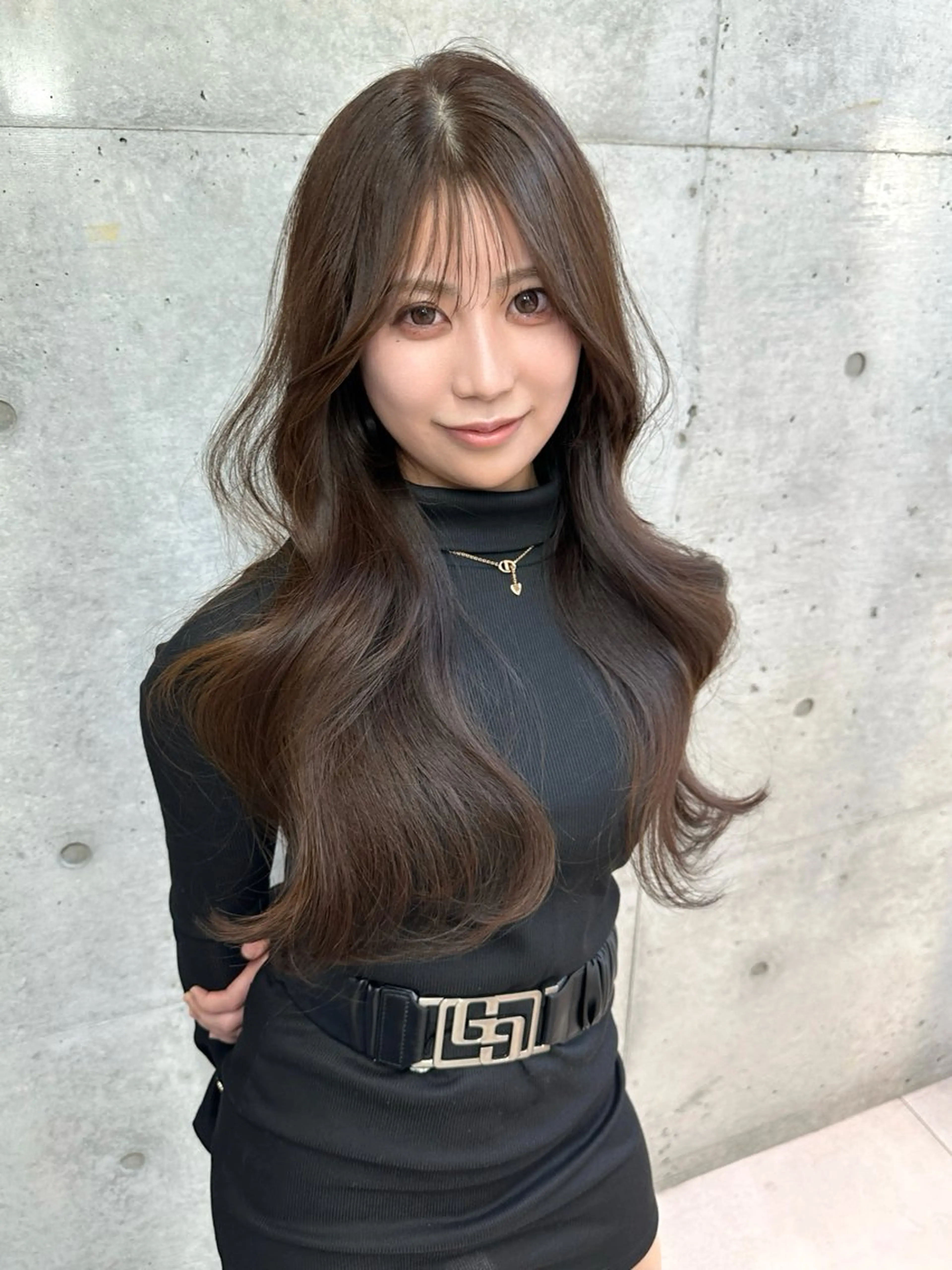 ロング カラー ヘアカラー トリートメント 《髪質改善✖️オリー ブ🧸》小嶋拓也のヘアスタイル