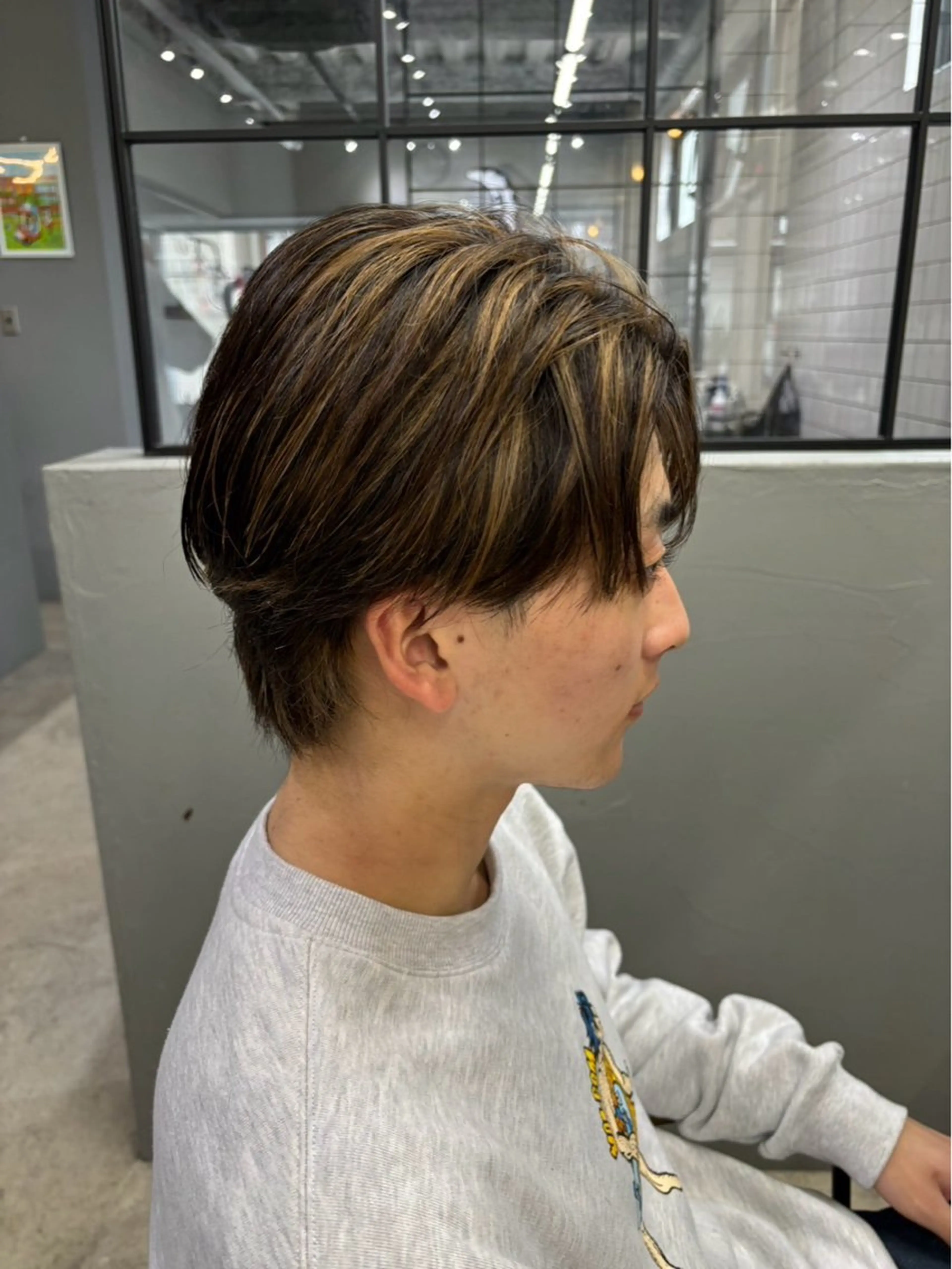 ショート カラー メンズ メンズ専門サロン wokeのヘアスタイル