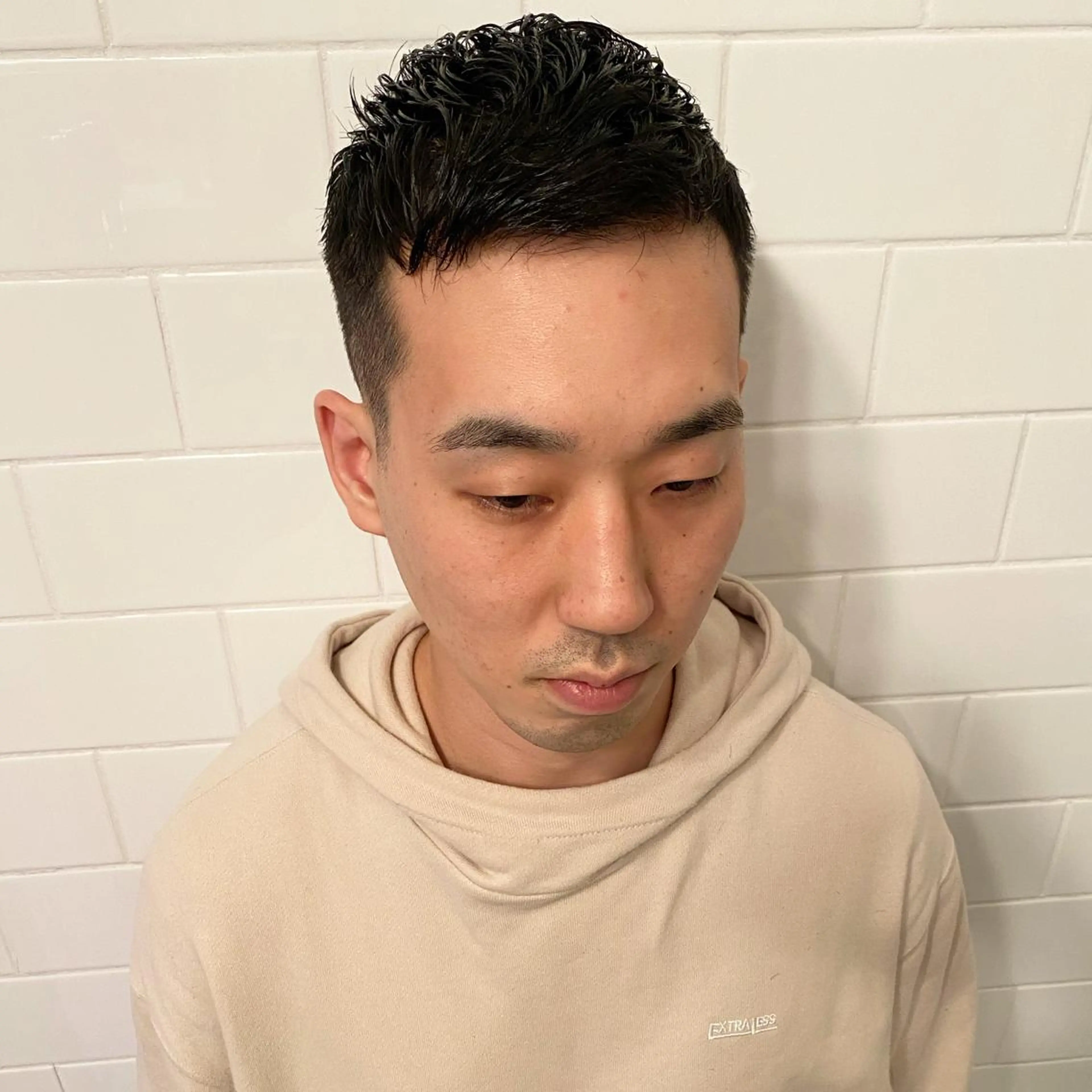 ショート カラー パーマ ヘアアレンジ メンズ キッズ ネイル マツエク・マツパ 中元 淳のヘアスタイル