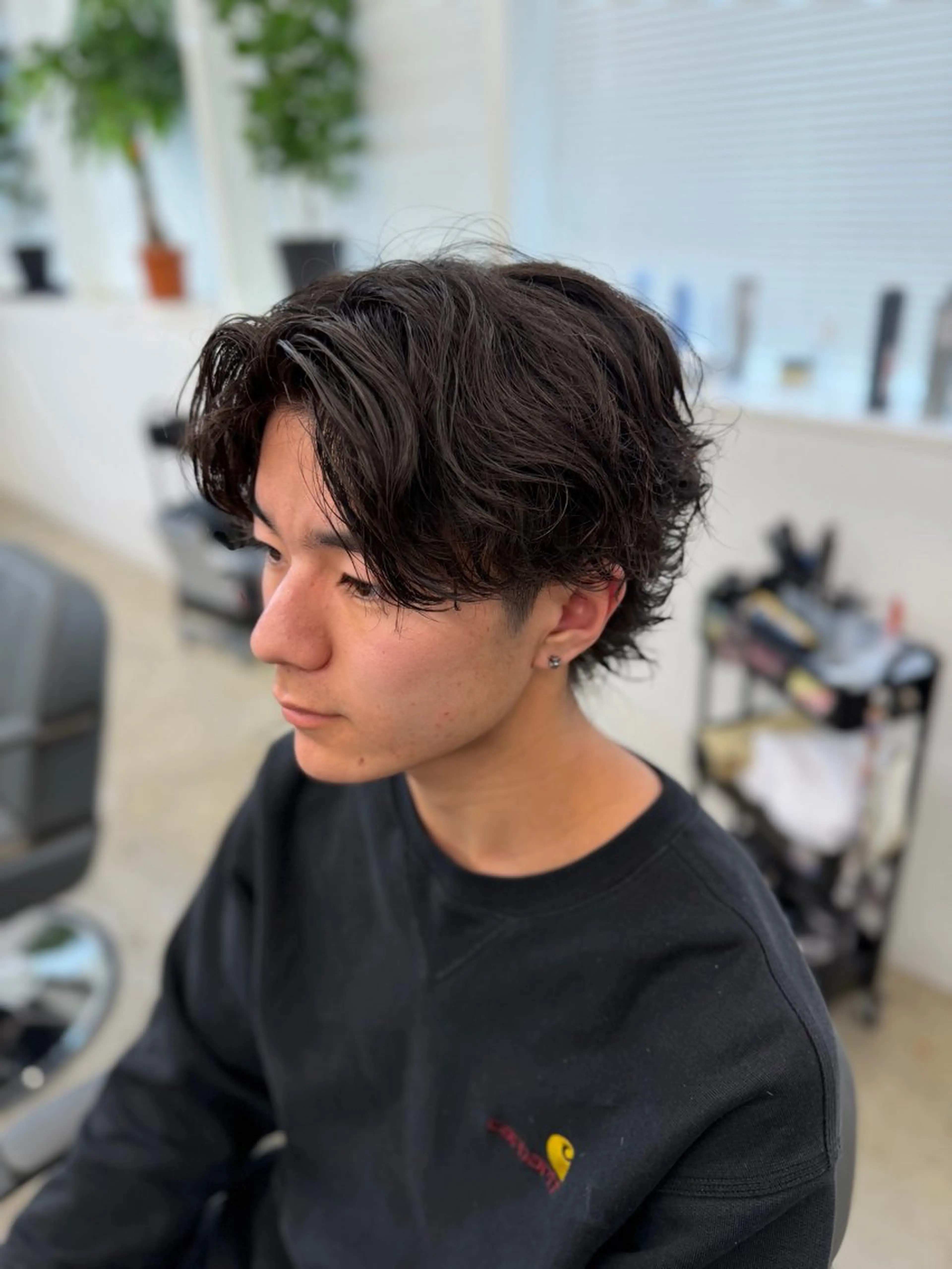 パーマ メンズ カット パーマ パーマ特化/フェザー パーマシャドウ/真生のヘアスタイル