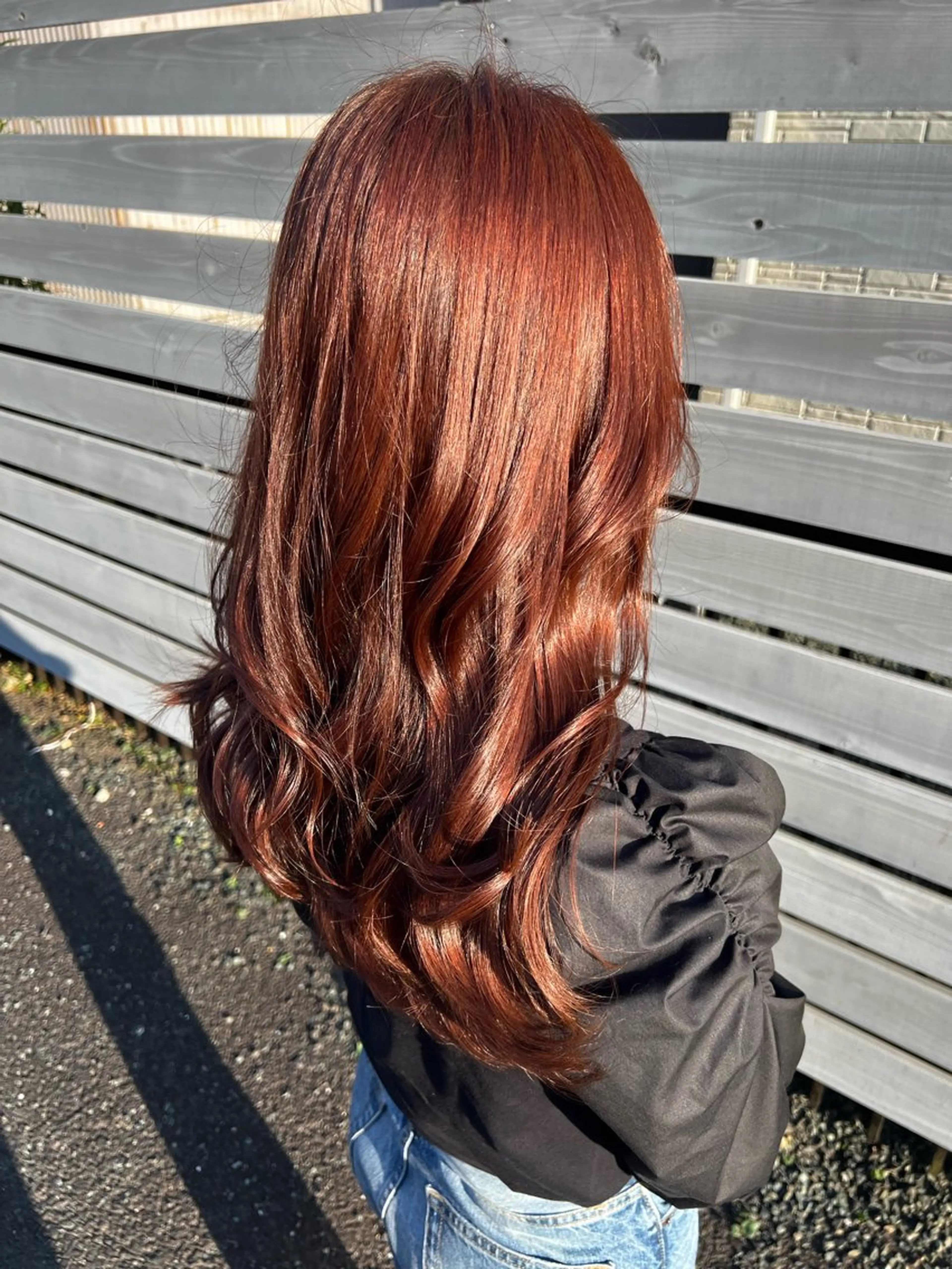 ロング カラー アッシュ 黒髪 ブリーチ ブルーカラー ブルーブラック 🌿寄り添い型美容師 🌿yuiのヘアスタイル