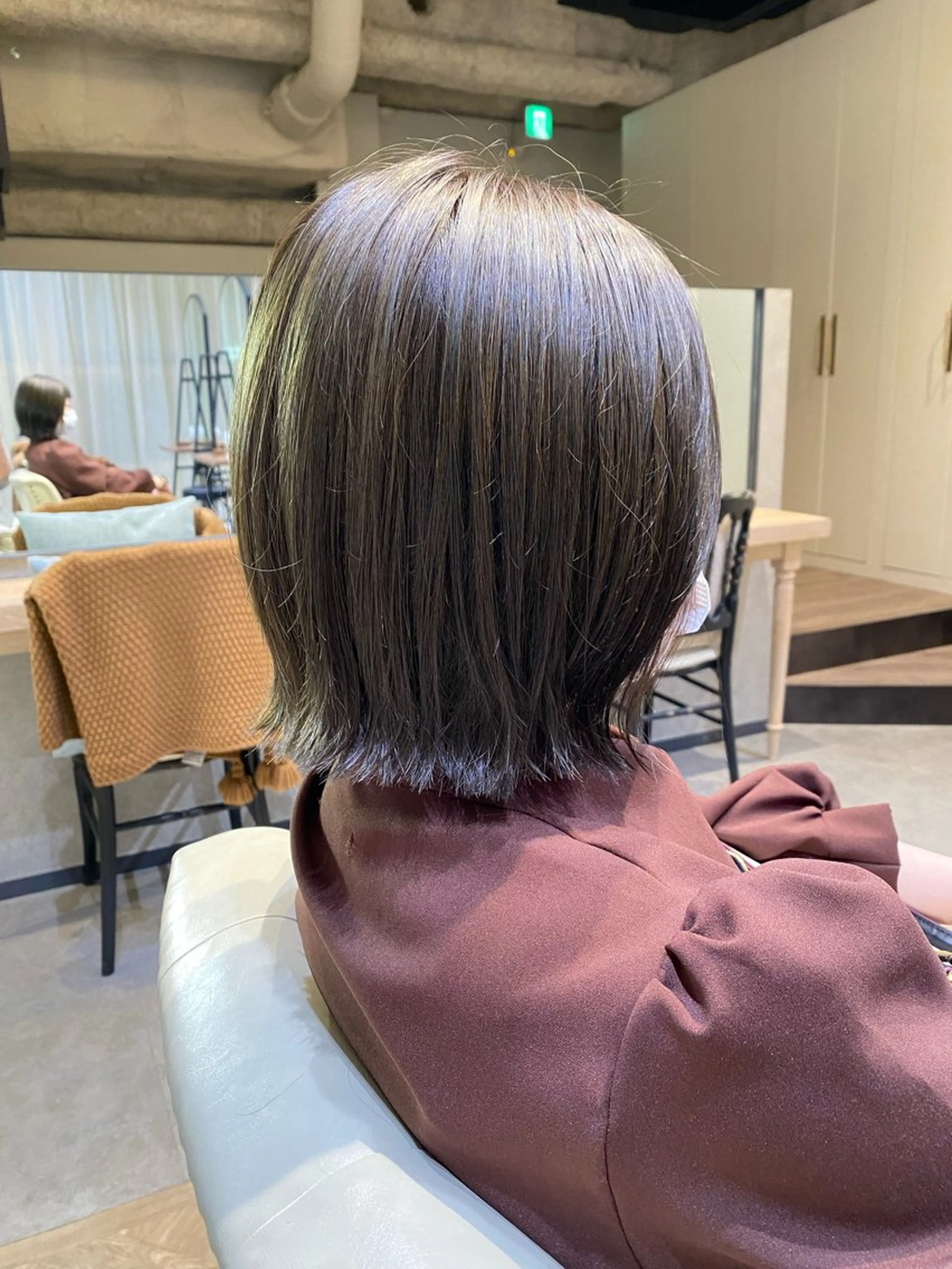 ミディアム カラー カット ヘアカラー トリートメント 新宿 / Aujua ｿﾑﾘｴ🫧森田涼介のヘアスタイル