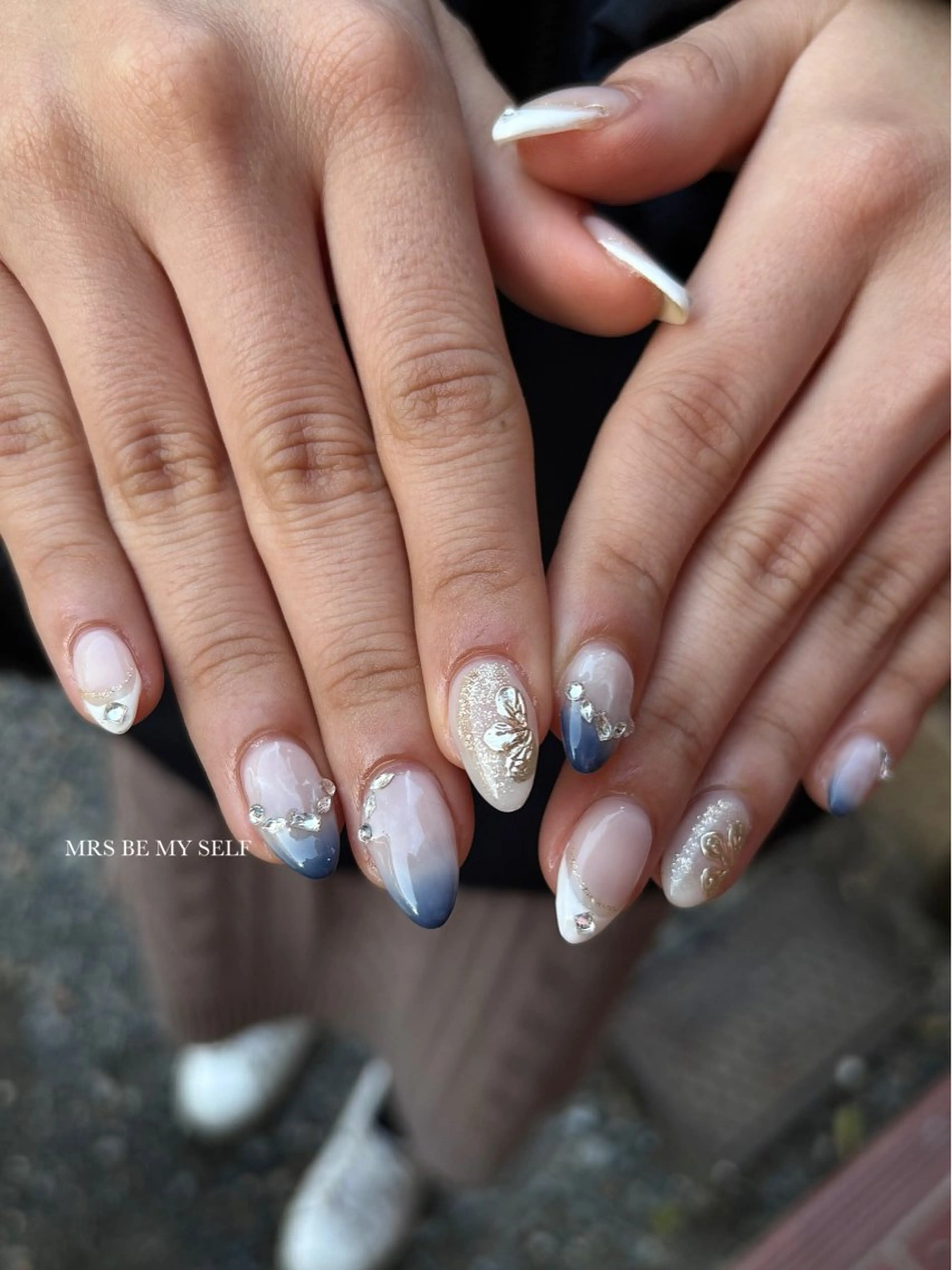 ネイル 成人式 ハンドネイル MRS/ miyu🎀のネイルデザイン