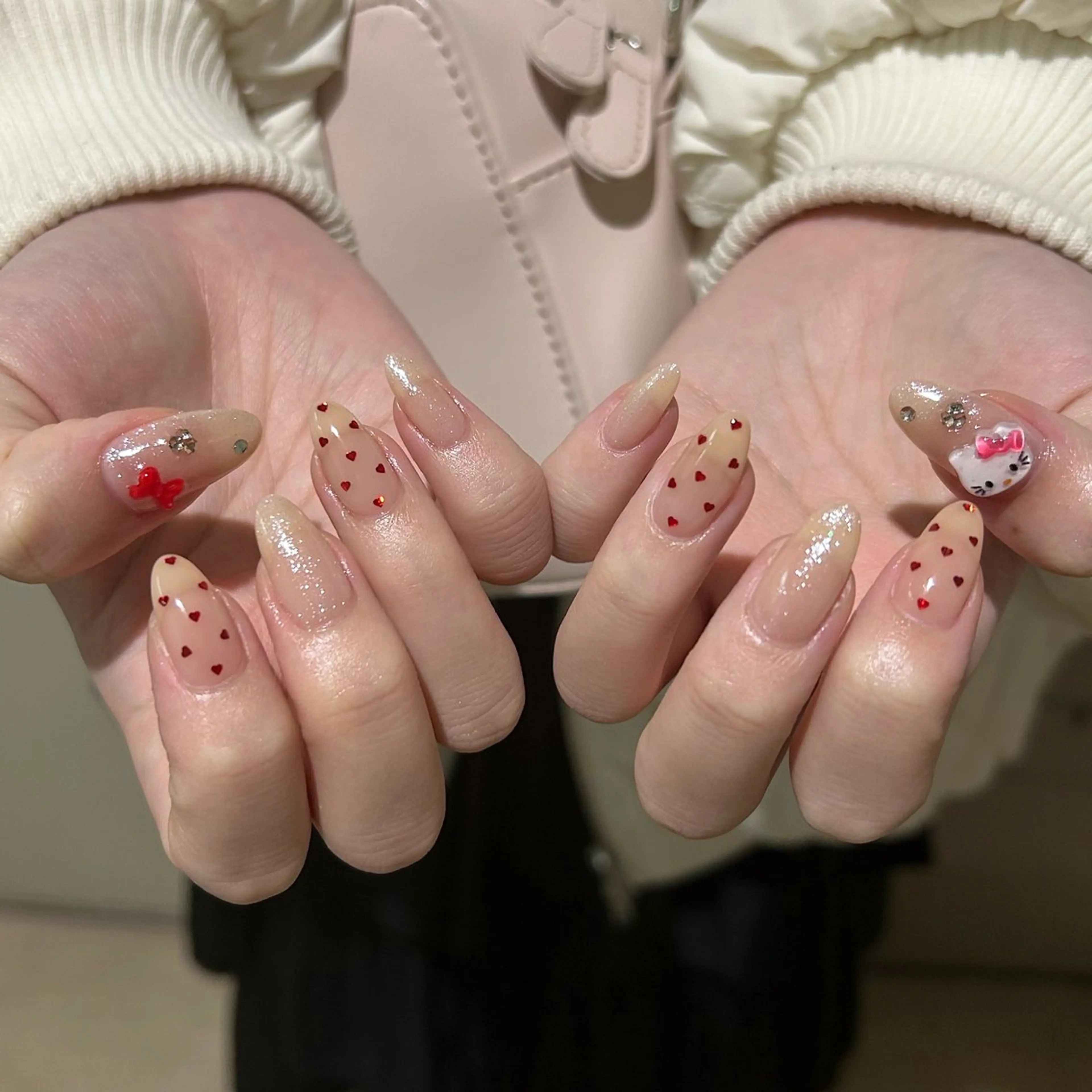 ネイル ハンドネイル パラあり！フィルイン 美フォルムのネイルデザイン