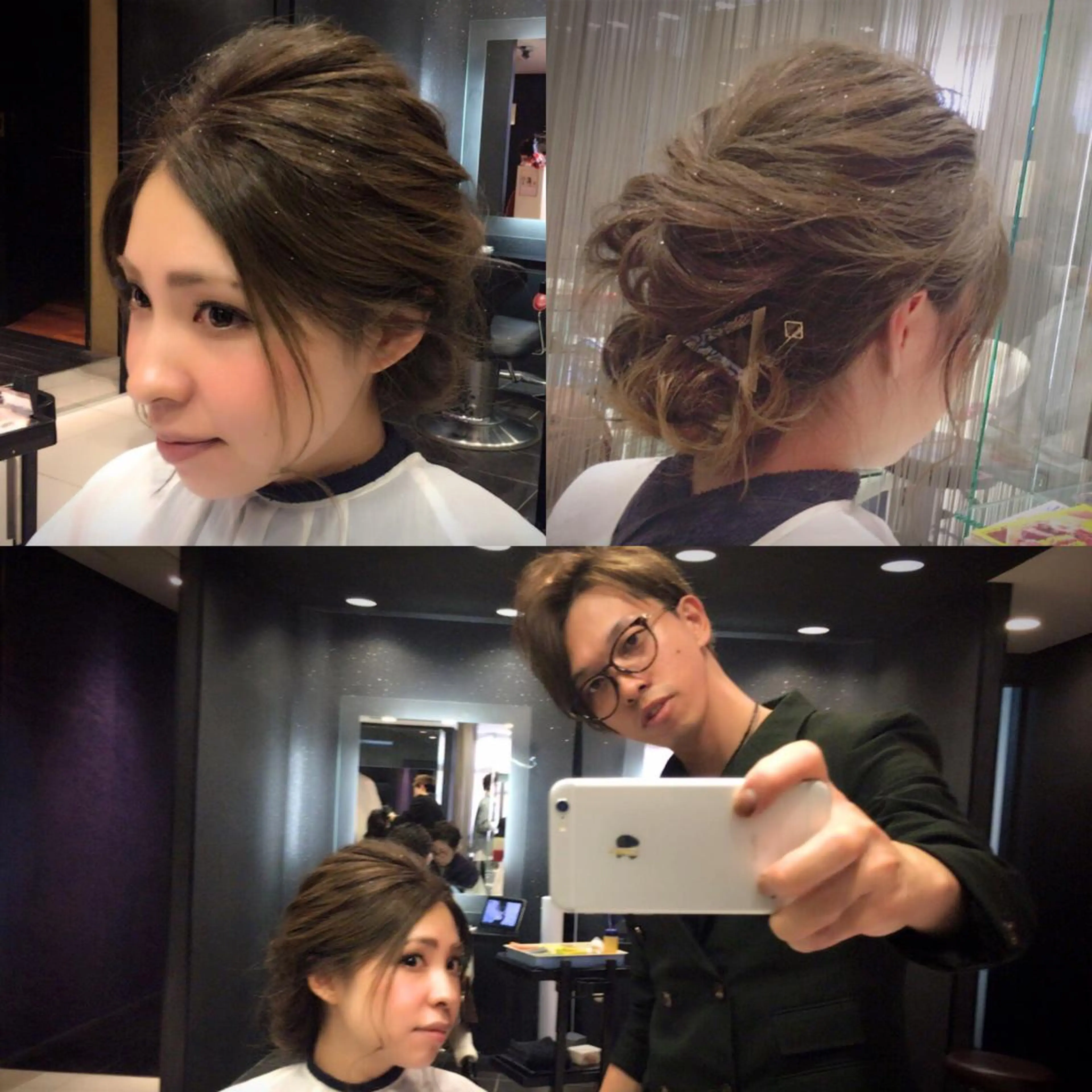ヘアアレンジ 北川大輔🌟 小顔レイヤーカットのヘアスタイル