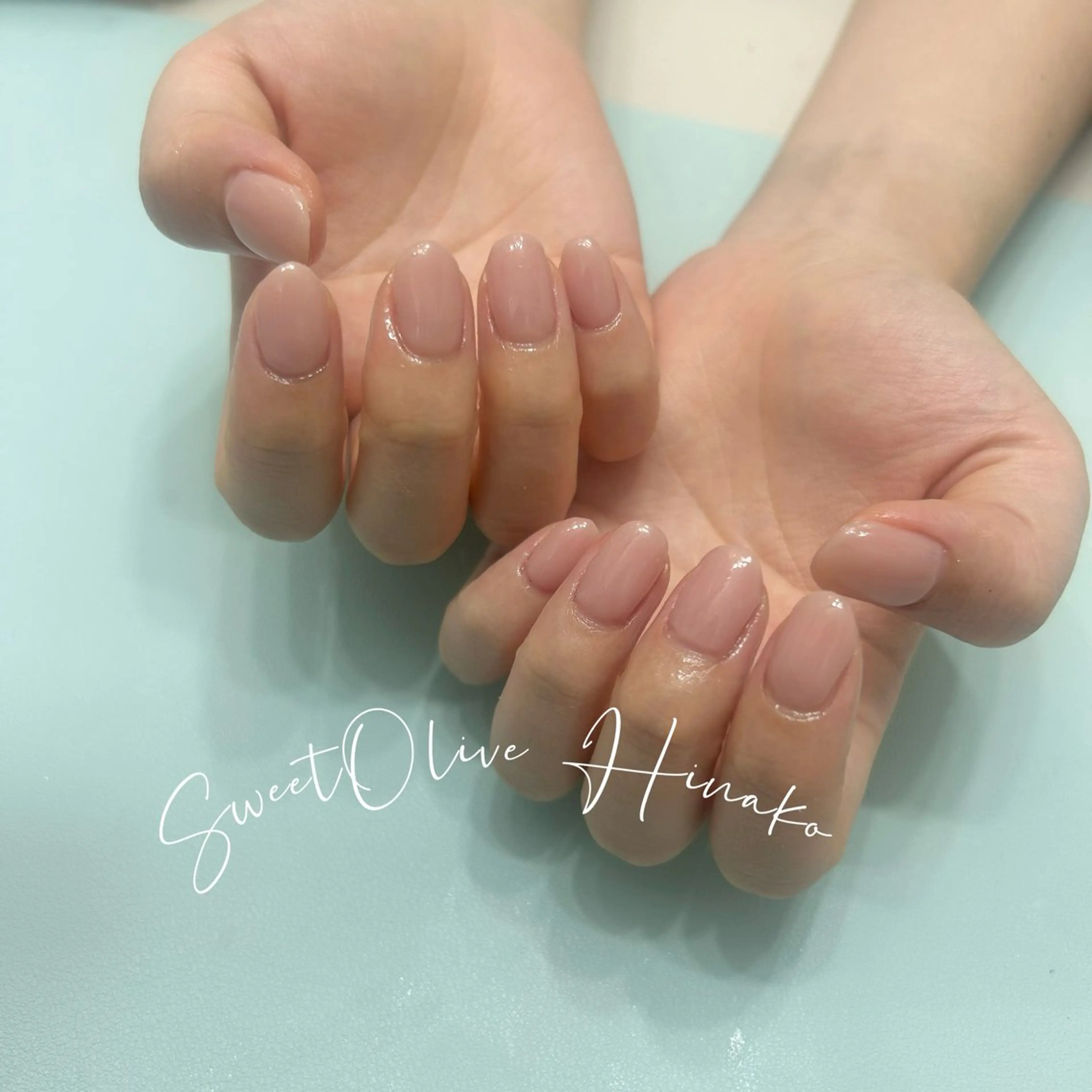ネイル マグネットネイル ワンカラーネイル ハンドネイル SweetOlive HINAKOのネイルデザイン