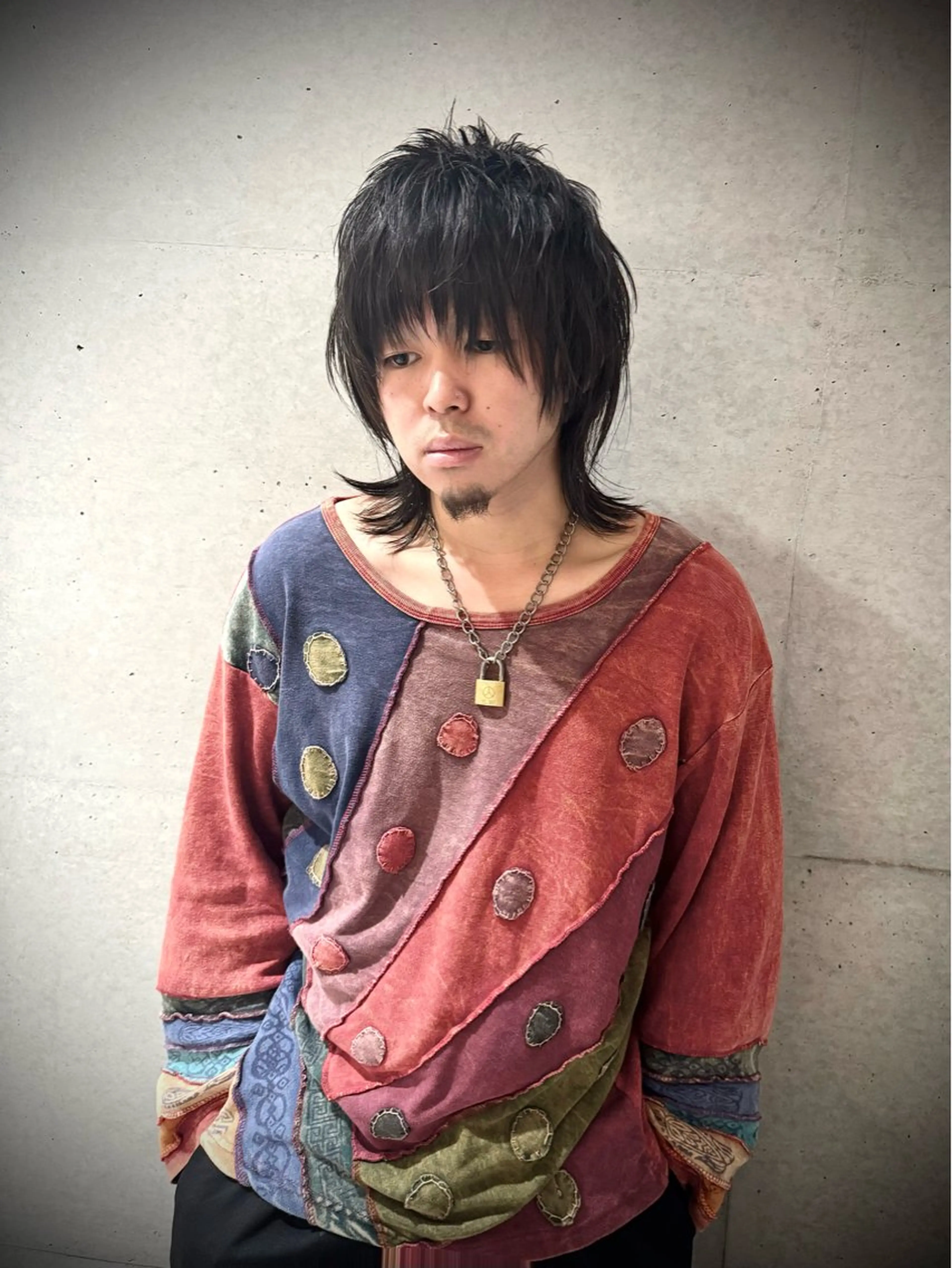 メンズ カット デザインカラー⭐︎★ 🐆hyo🐆のヘアスタイル