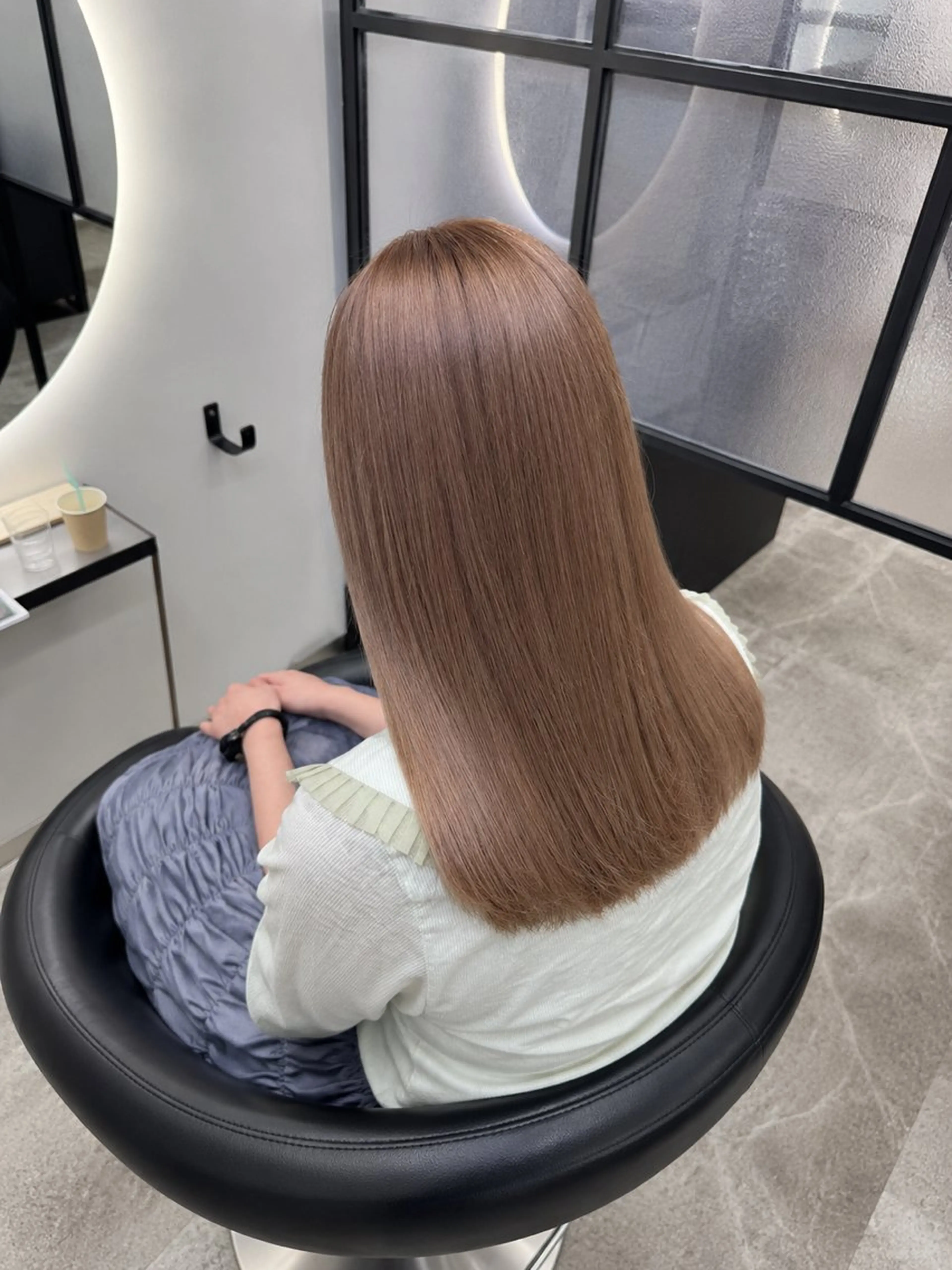 ロング ヘアカラー トリートメント ✨Noto ミルクティー特化✨のヘアスタイル