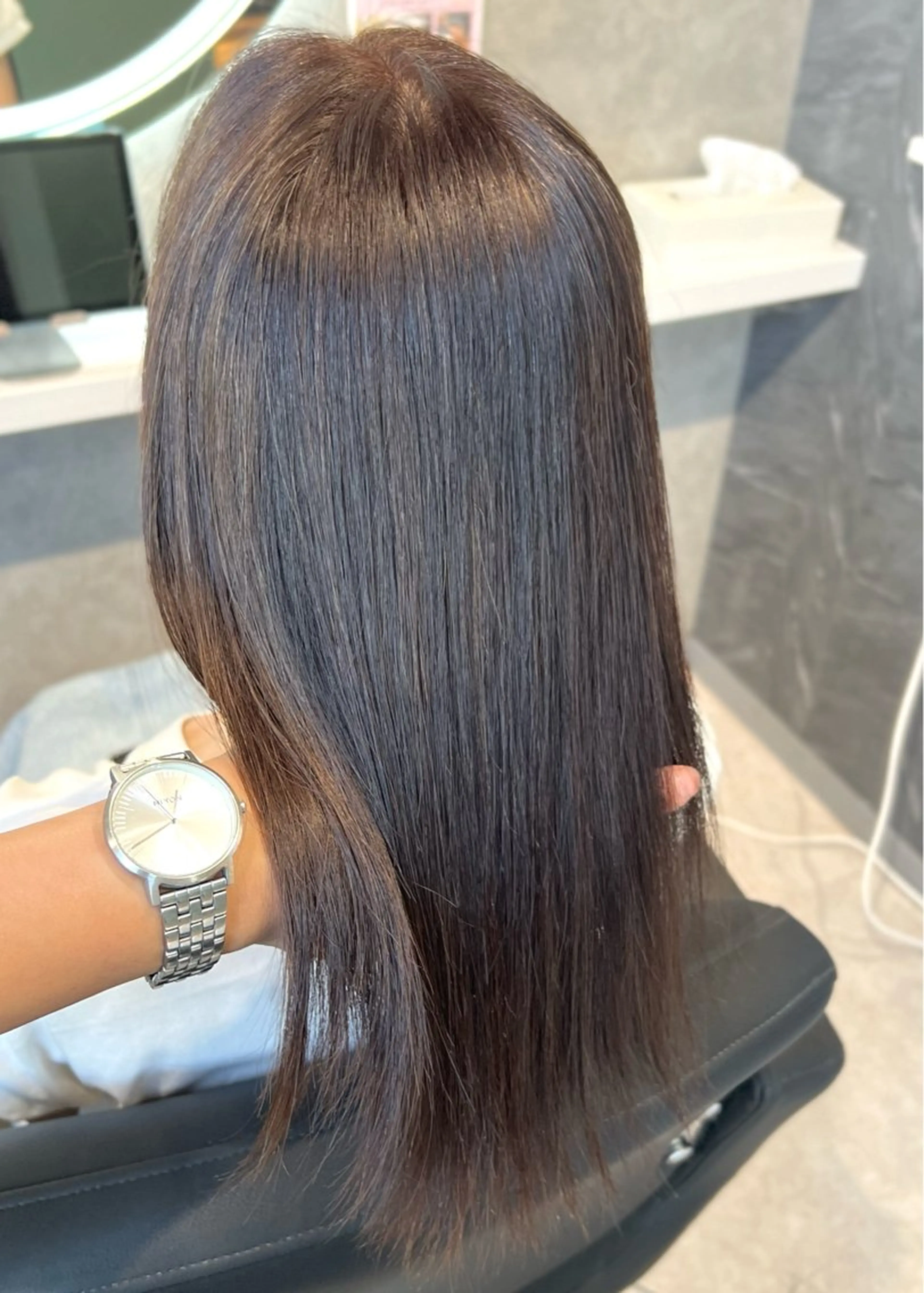 ミディアム カラー パーマ ヘアアレンジ メンズ キッズ 髪質改善 縮毛矯正 酸性ストレート ストレートパーマ カット ヘアカラー 縮毛矯正 トリートメント 髪質改善SALON MIST＋所属・阪神尼崎駅徒歩2分 半個室サロン　小田稔のヘアスタイル