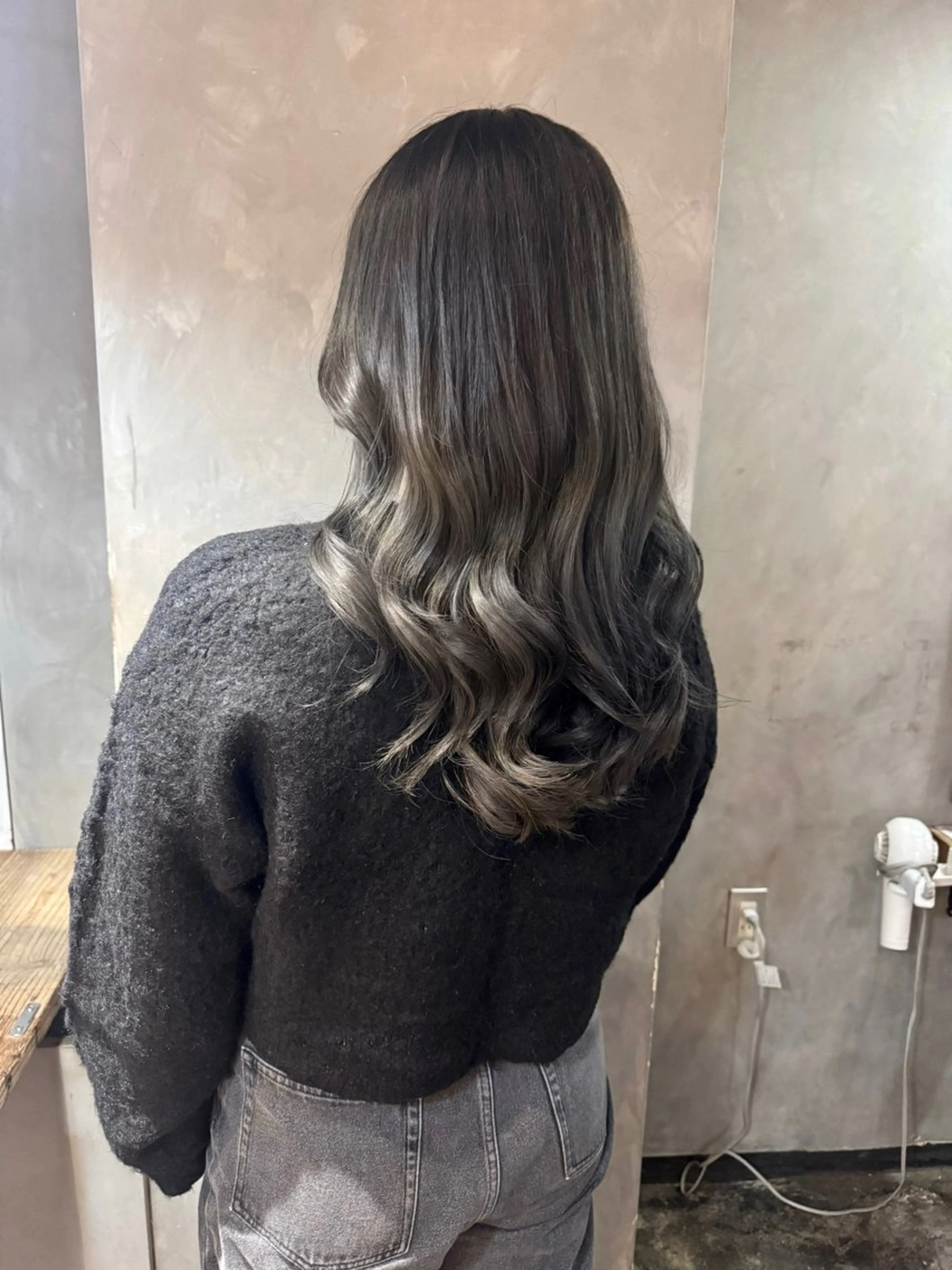 ロング カラー カット ヘアカラー クキノケイカ /暖色カラーのヘアスタイル