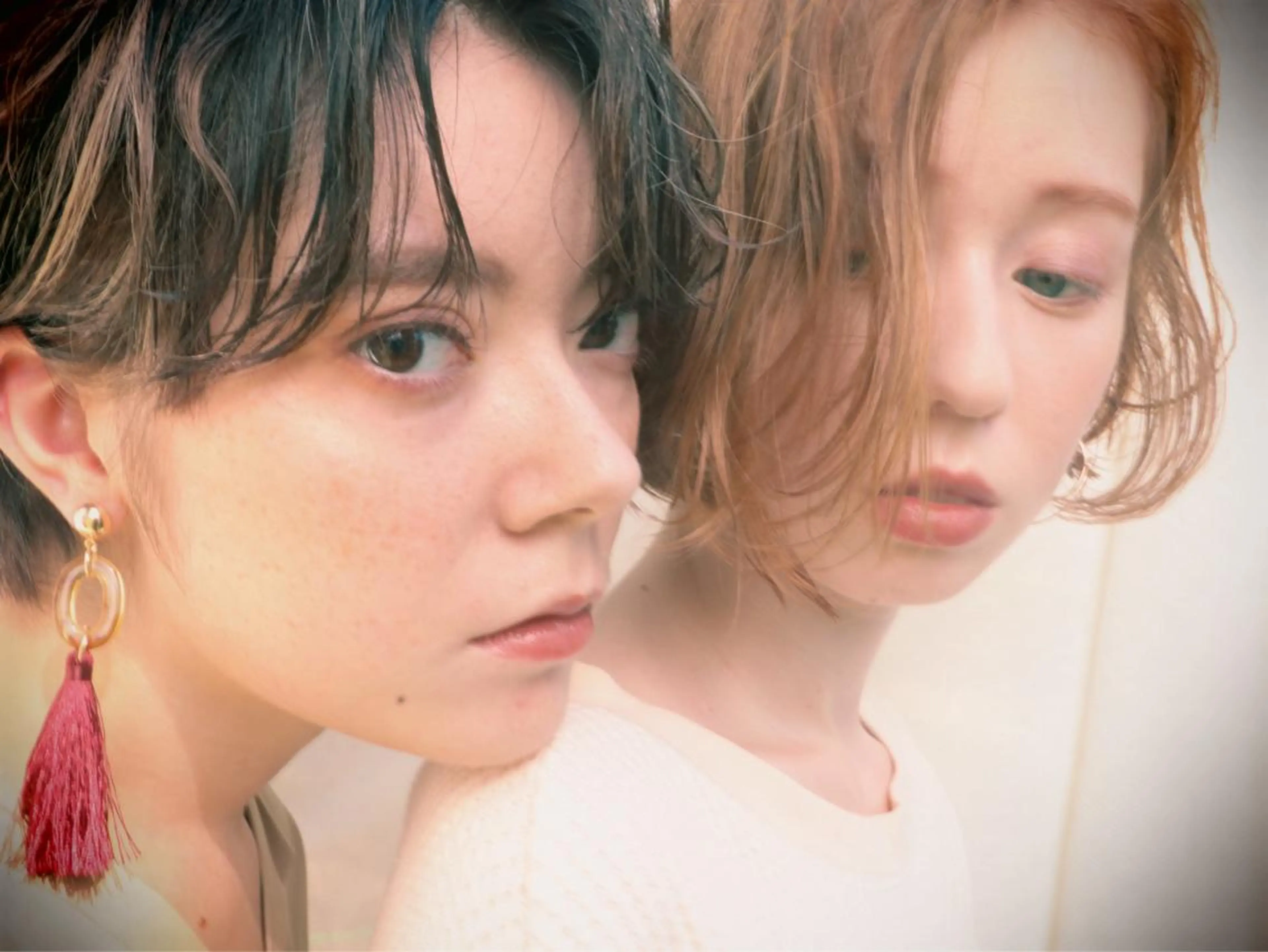 ショート カラー パーマ BASSA 下井草店のヘアスタイル