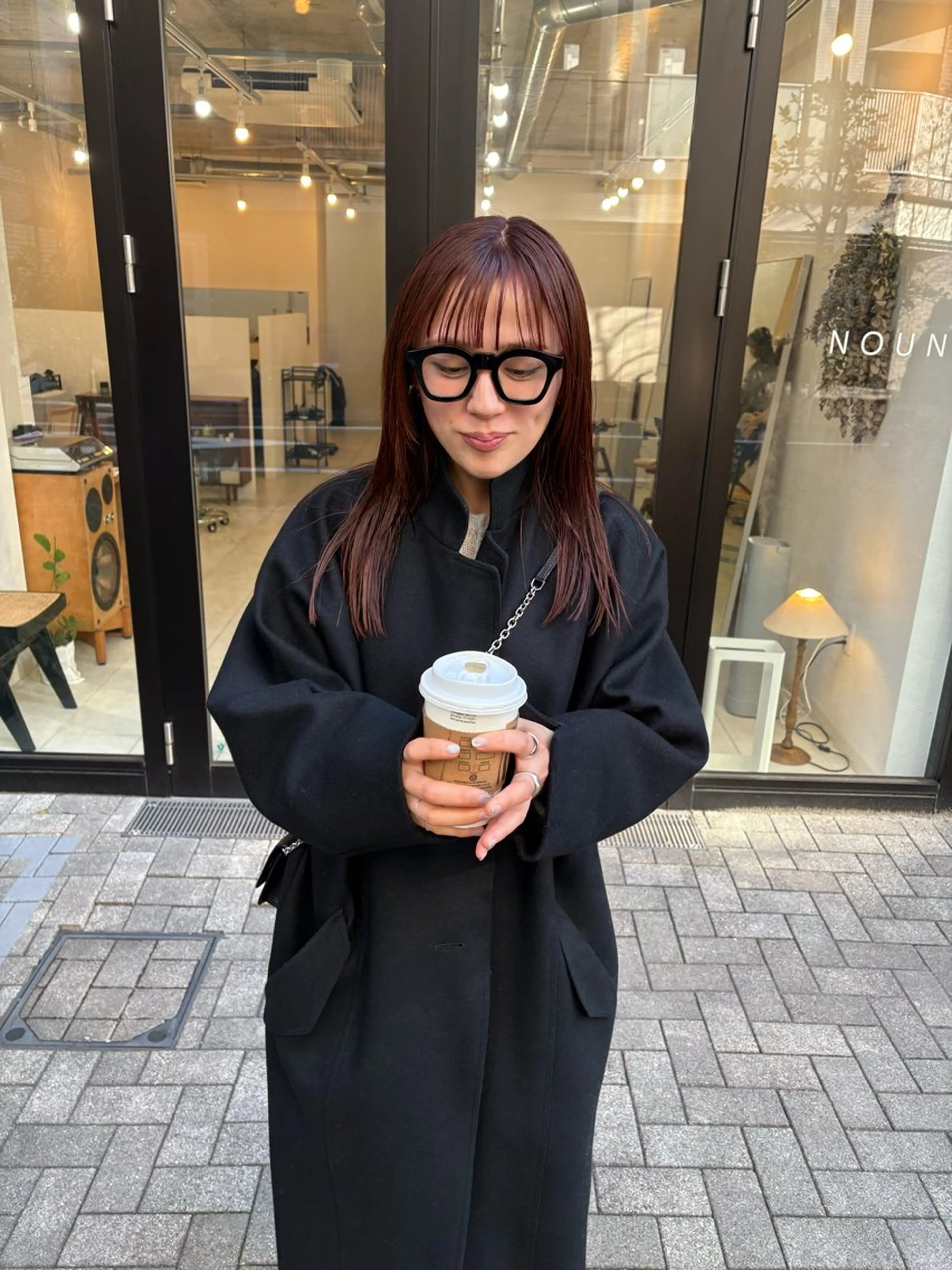 セミロング カラー カット ヘアカラー eri kinjoのヘアスタイル