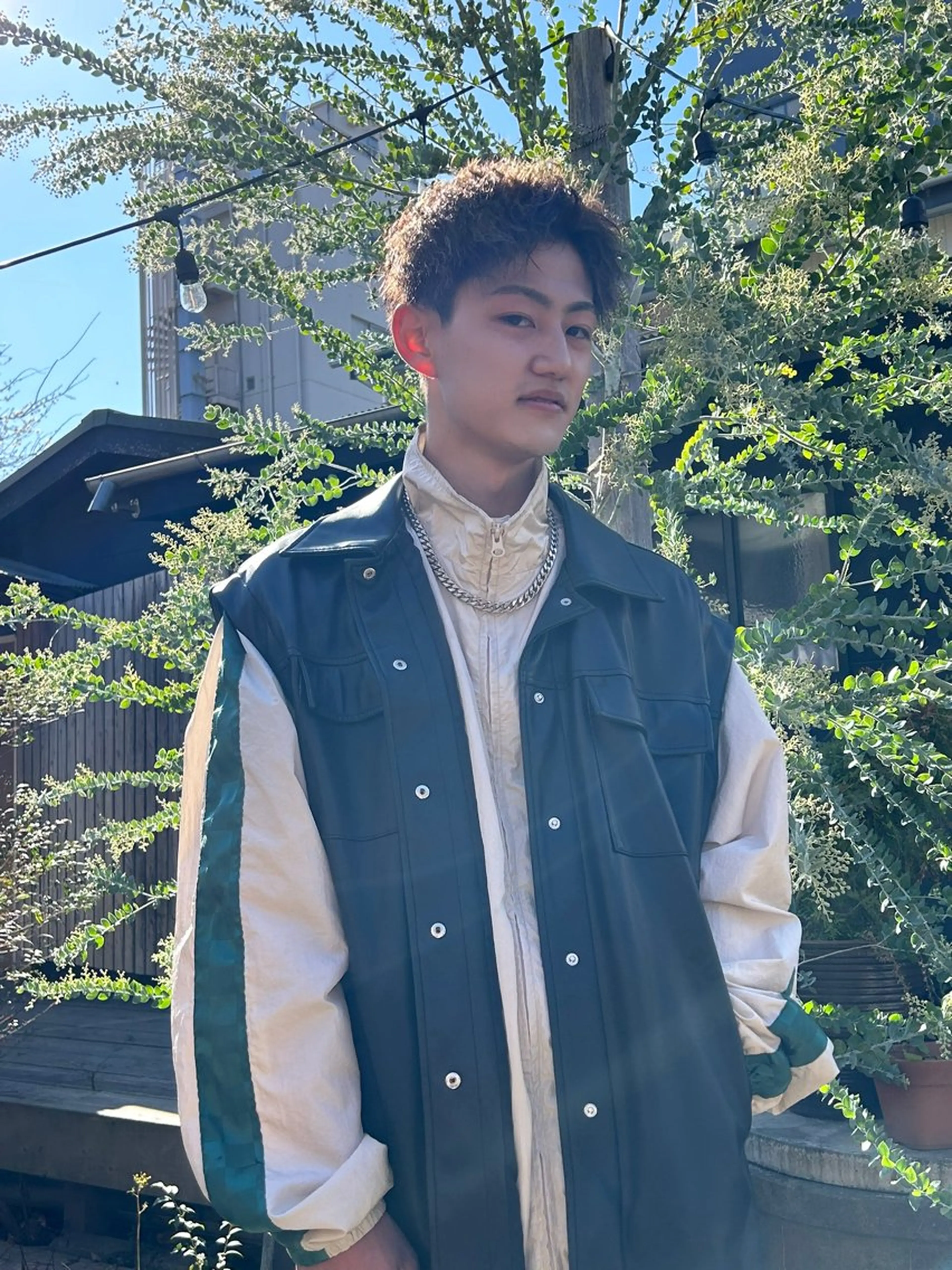 ショート パーマ メンズ メンズメッシュ カット ヘアカラー パーマ メンズパーマの達人 / タカシマダイスケのヘアスタイル