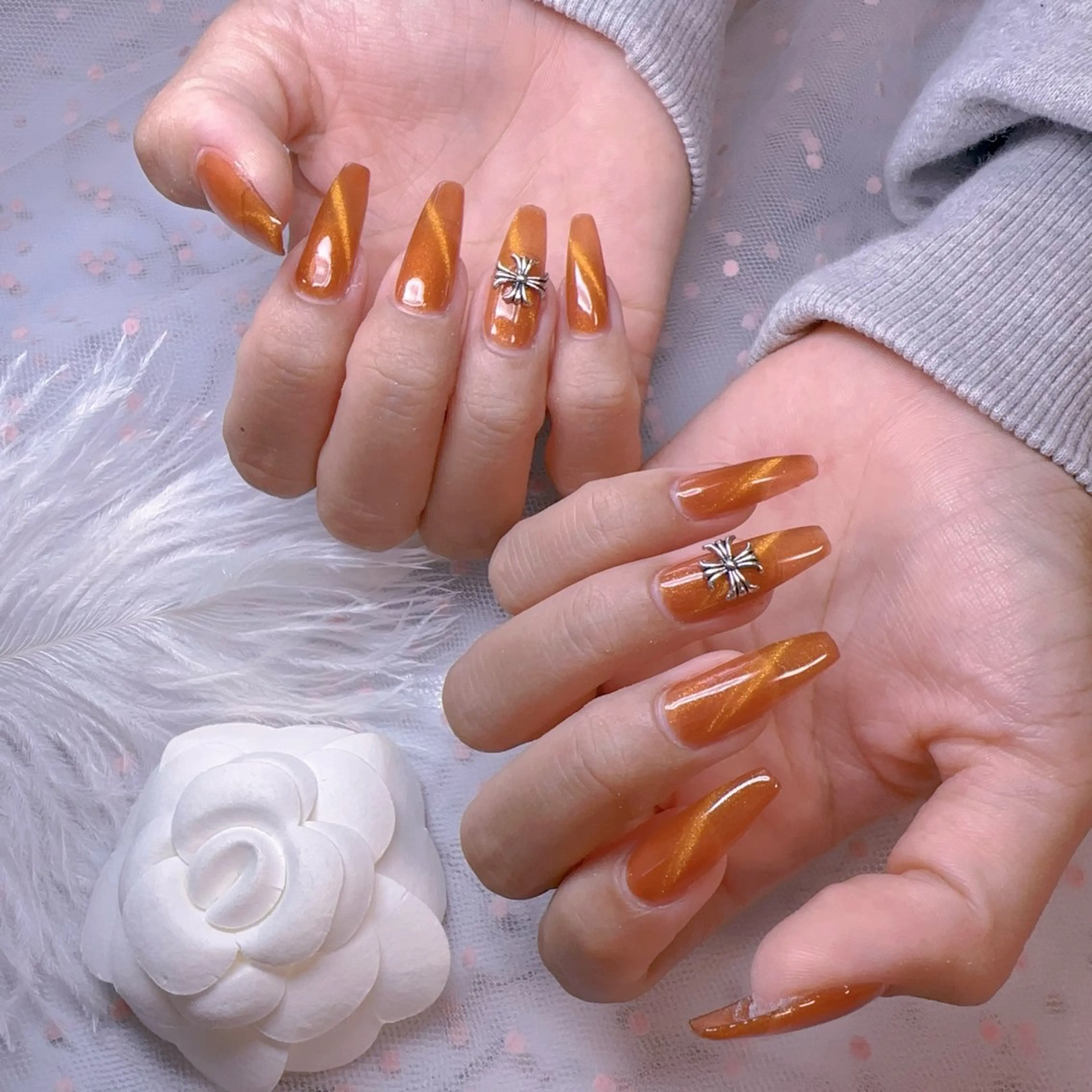 ネイル オーロラネイル フットネイル 韓国ネイル ラメ(グリッター) ラメグラデーション ハンドネイル Belle nail salon 新小岩のネイルデザイン