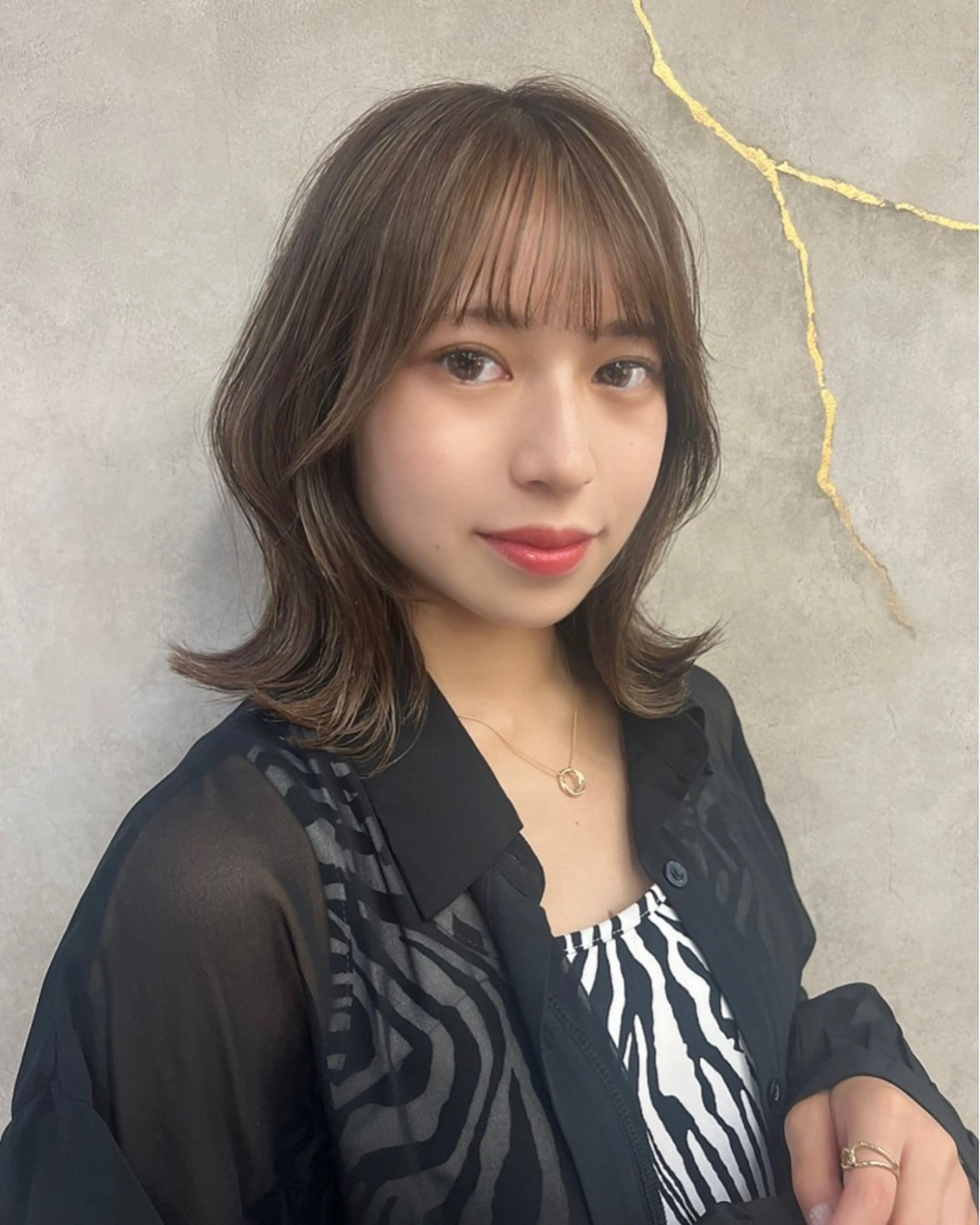 ミディアム coco ✂︎のヘアスタイル