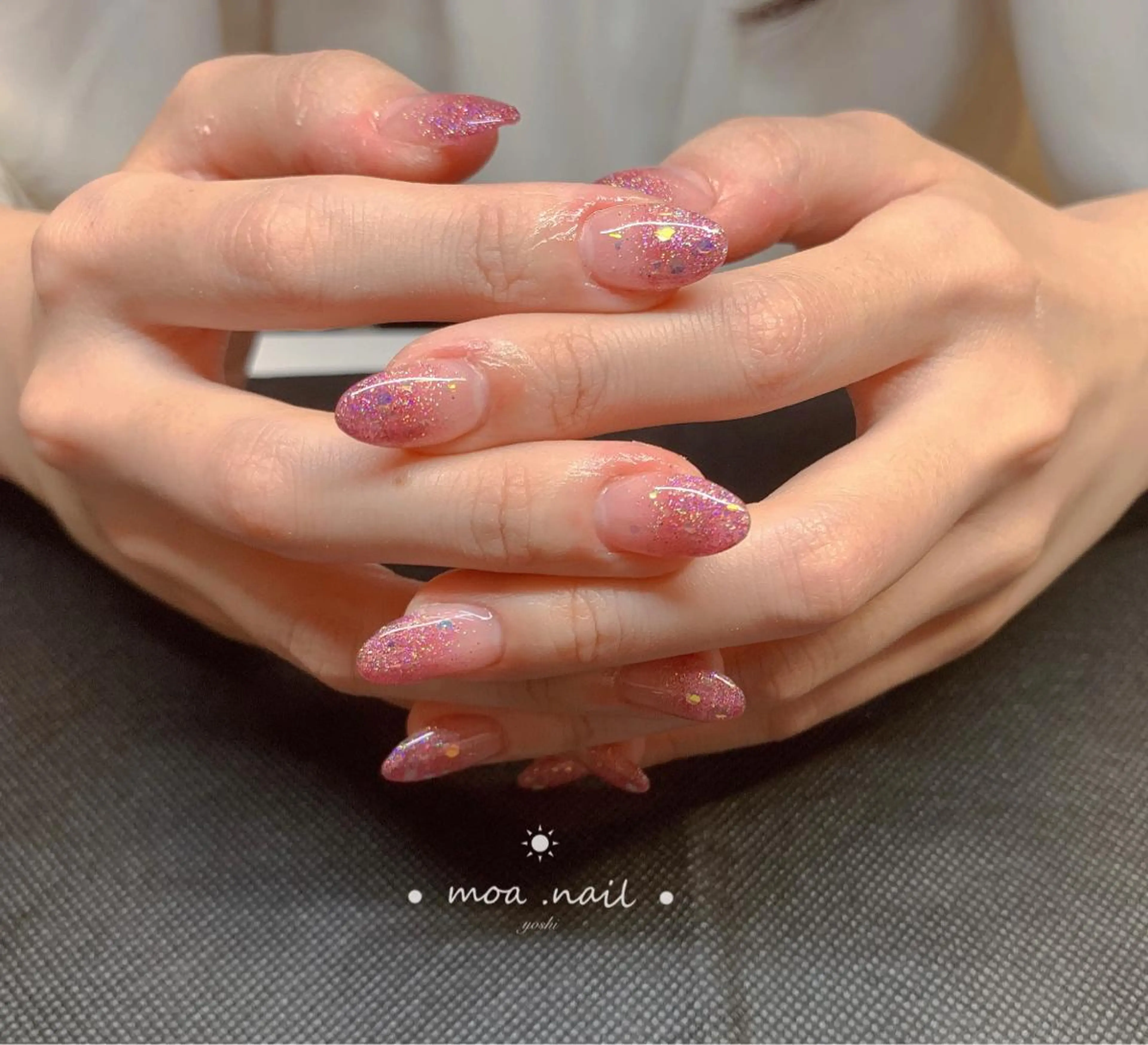 ネイル ワンカラーネイル スカルプネイル MoaNail🫶 Yoshiのネイルデザイン