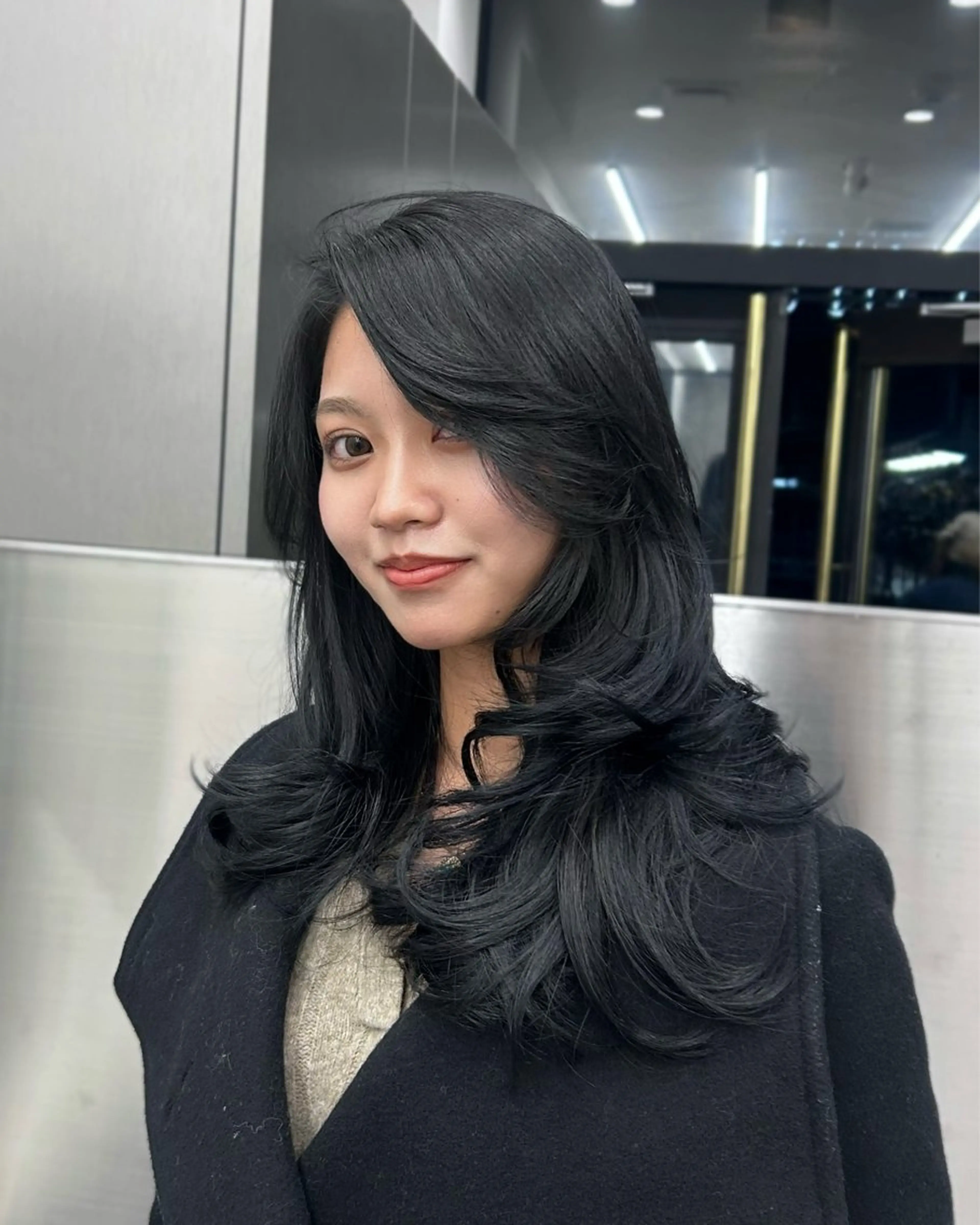 ロング レイヤーカット カット ヘアカラー トリートメント 大人レイヤー/艶美髪 🇺🇸TOMONAのヘアスタイル