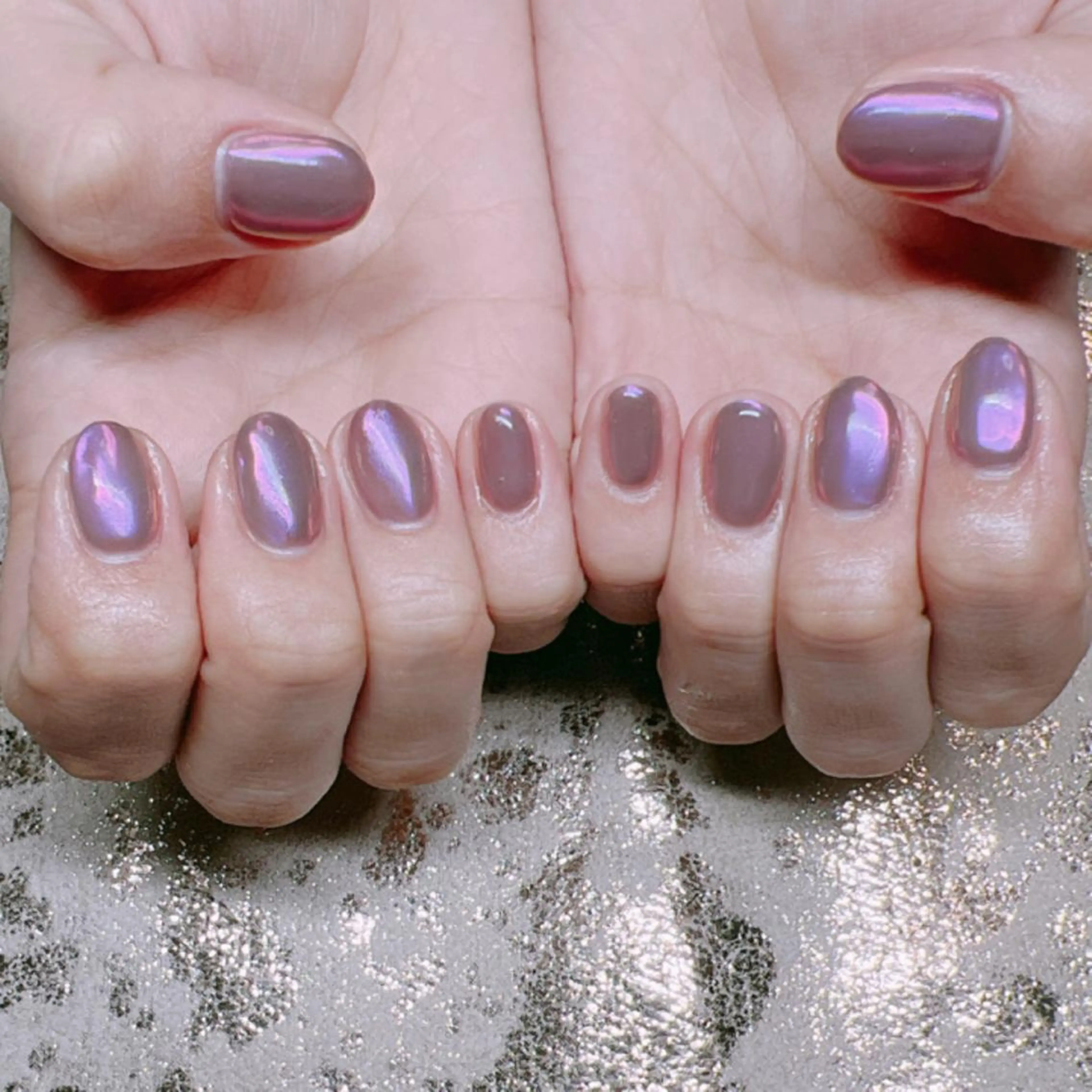 ネイル ミラーネイル 個室ネイルサロンDolly Girl〜ドーリーガール〜所属・DollyGirl KYOKOのネイルデザイン