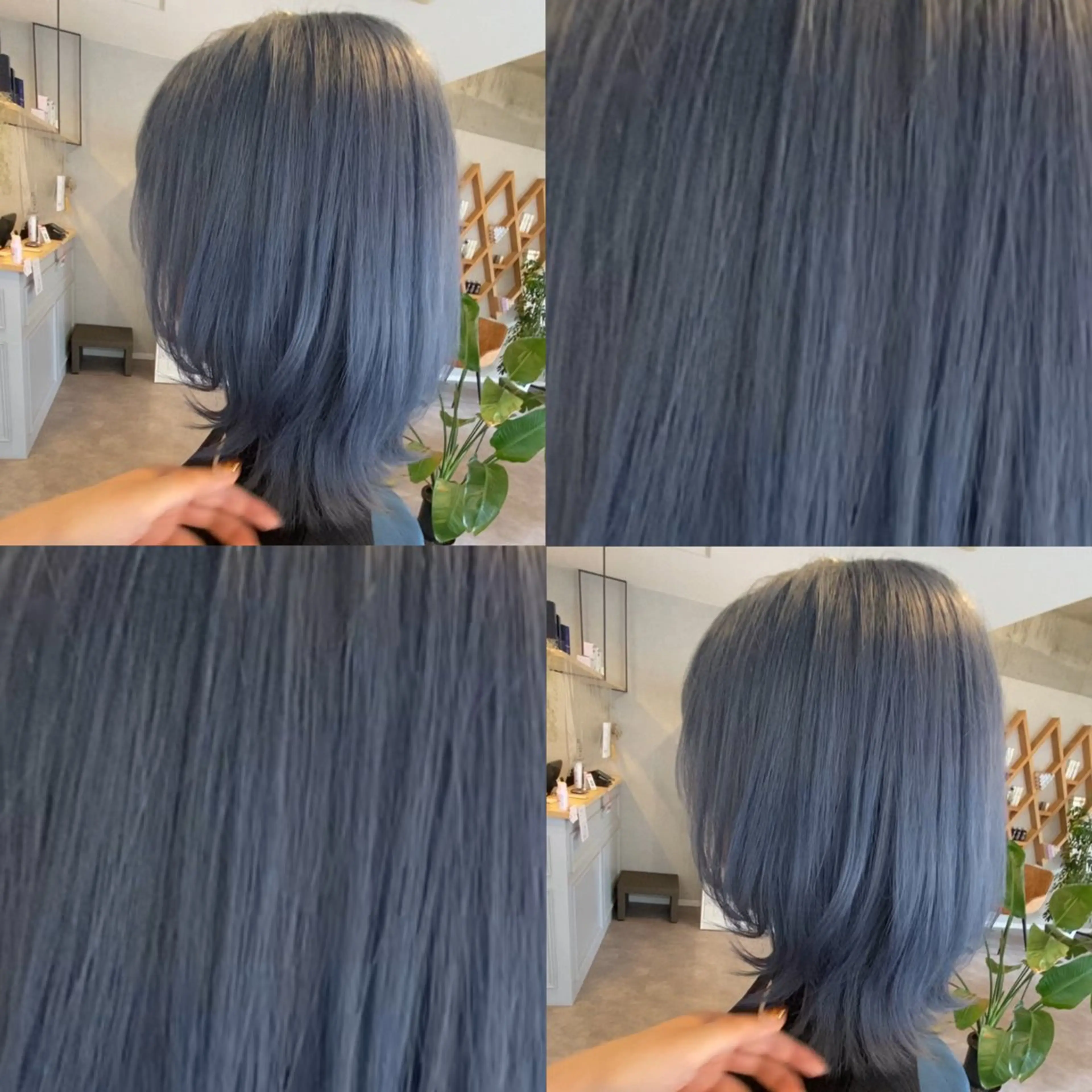 ミディアム ヘアカラー トリートメント ELLE&SALLY 石野のヘアスタイル