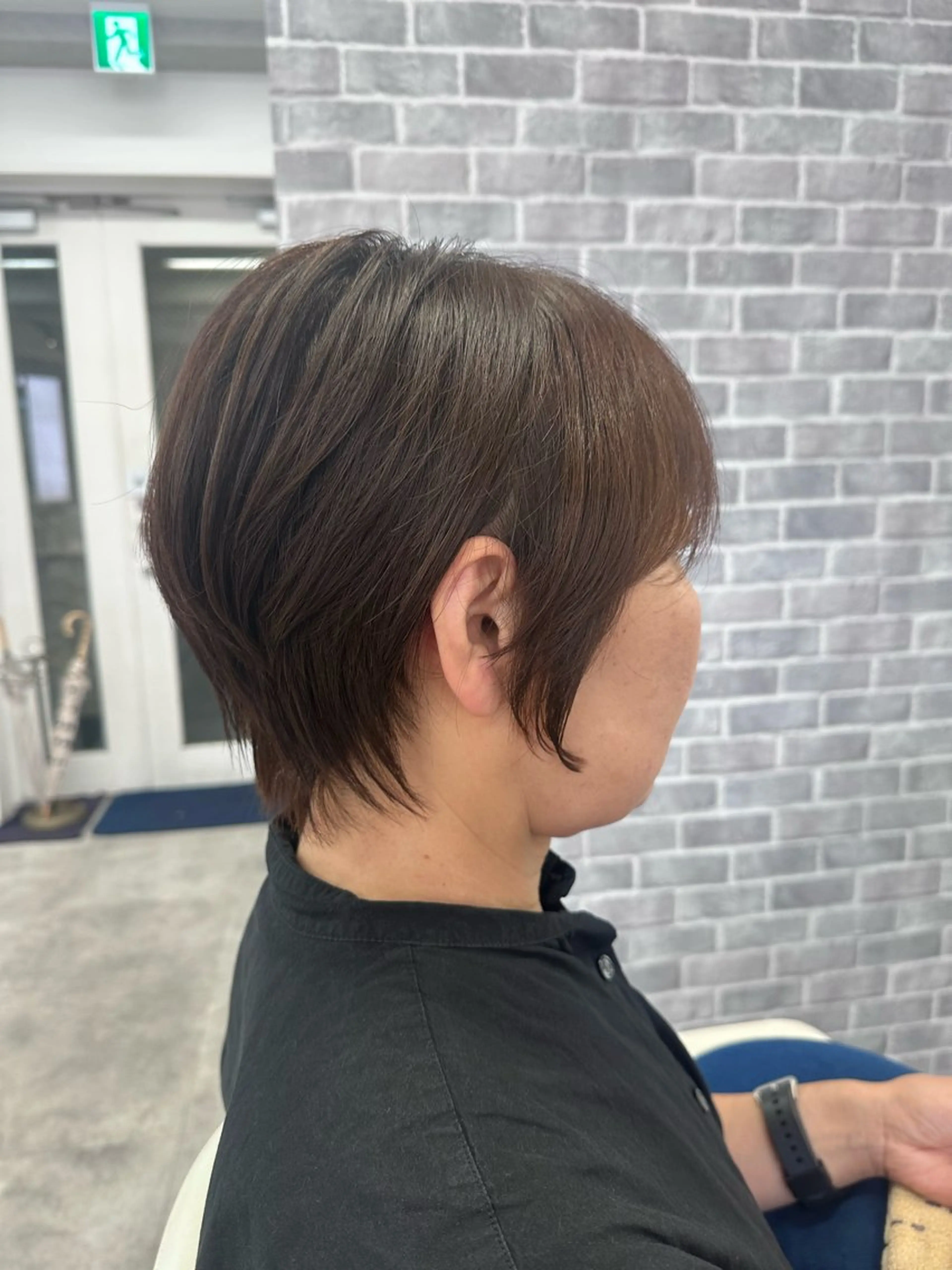 ショート ボブ レイヤーカット ショートヘア トリートメント Noyヨシモト ヒロトのヘアスタイル