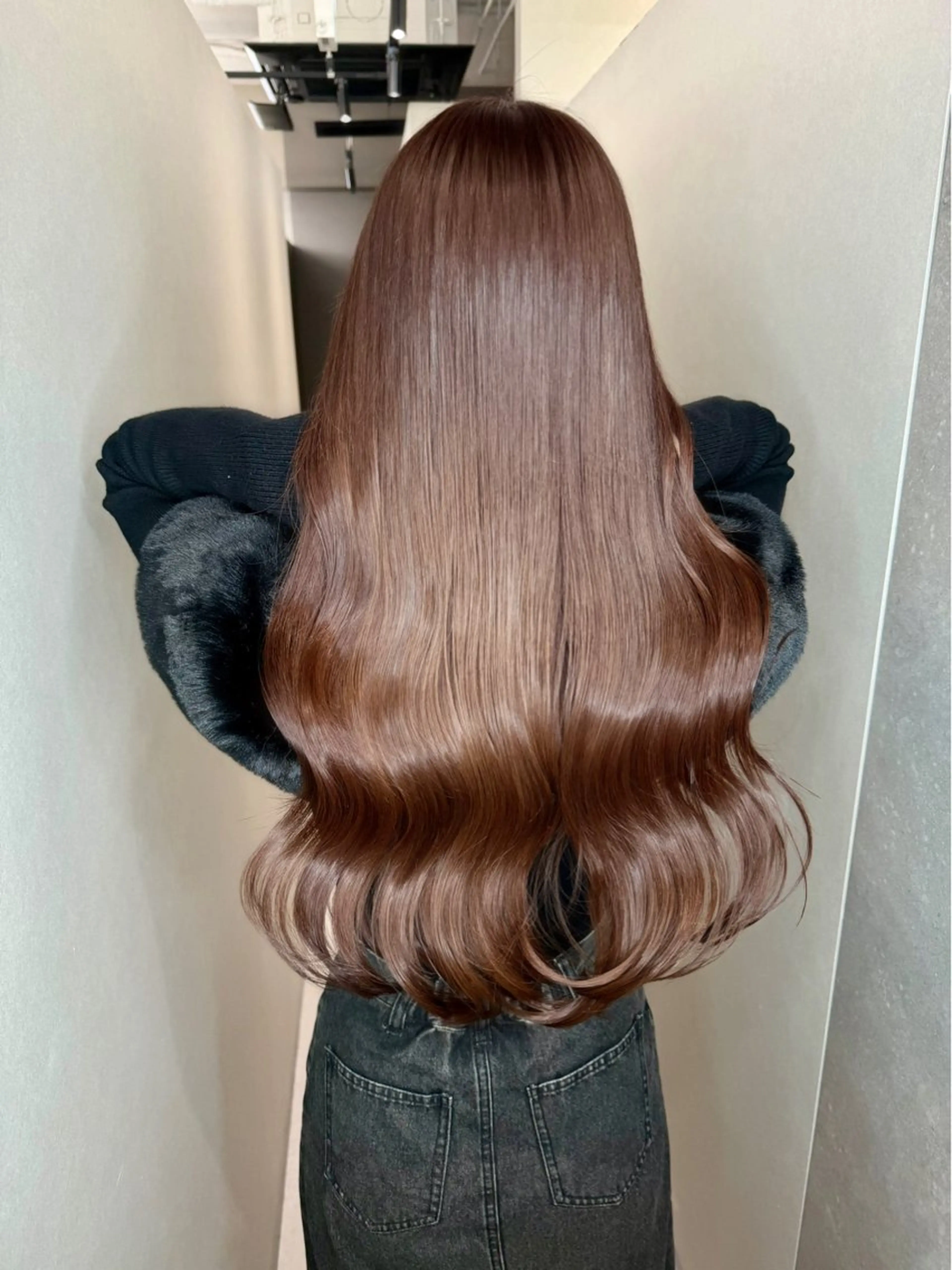 ロング カラー 透明感カラー 髪質改善 ヘアカラー トリートメント 今井 勝也のヘアスタイル