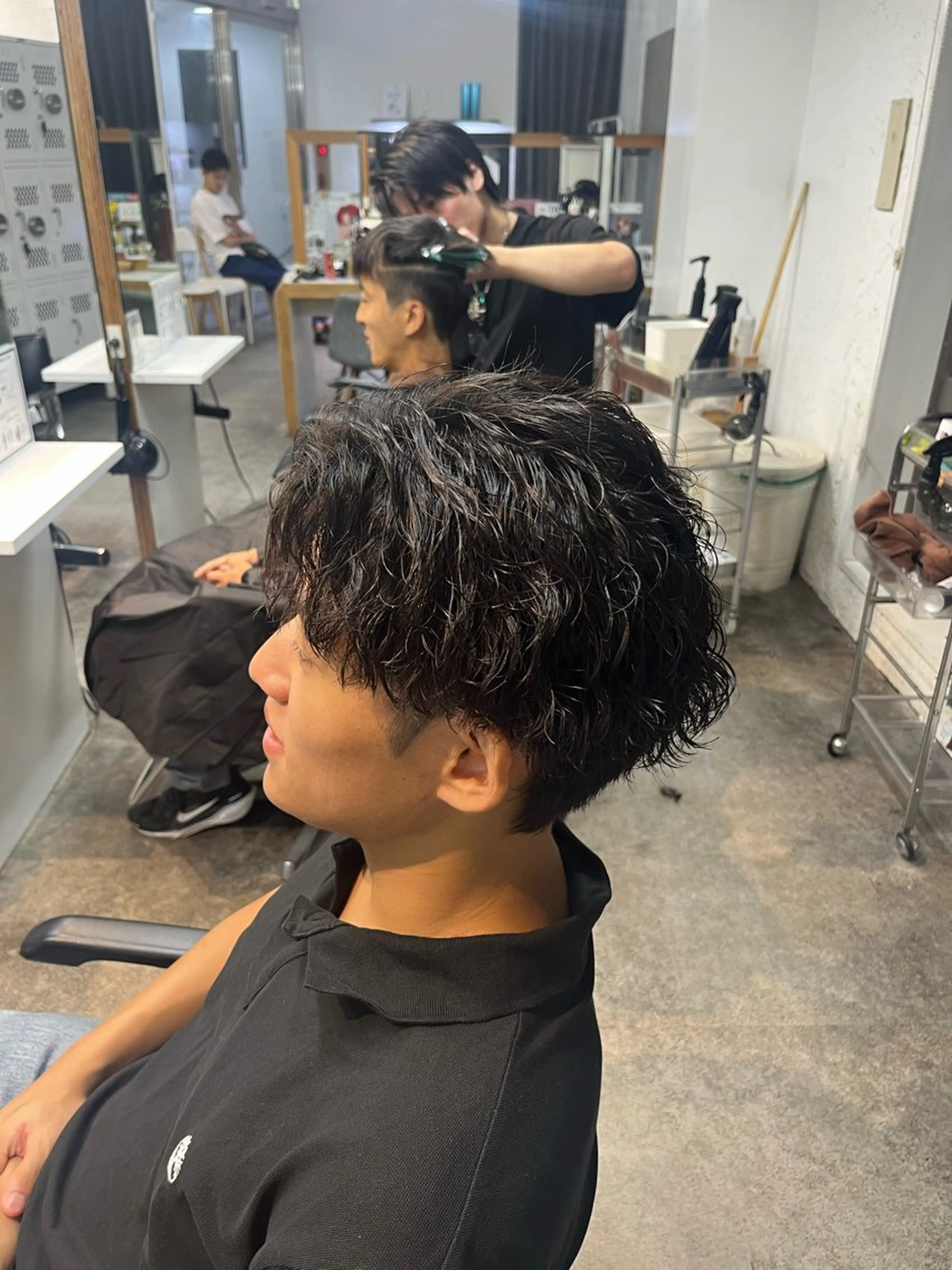 パーマ メンズ メンズパーマ ツイストスパイラルパーマ スパイラルパーマ カット パーマ フェザーパーマ原宿 fifth 凜空のヘアスタイル