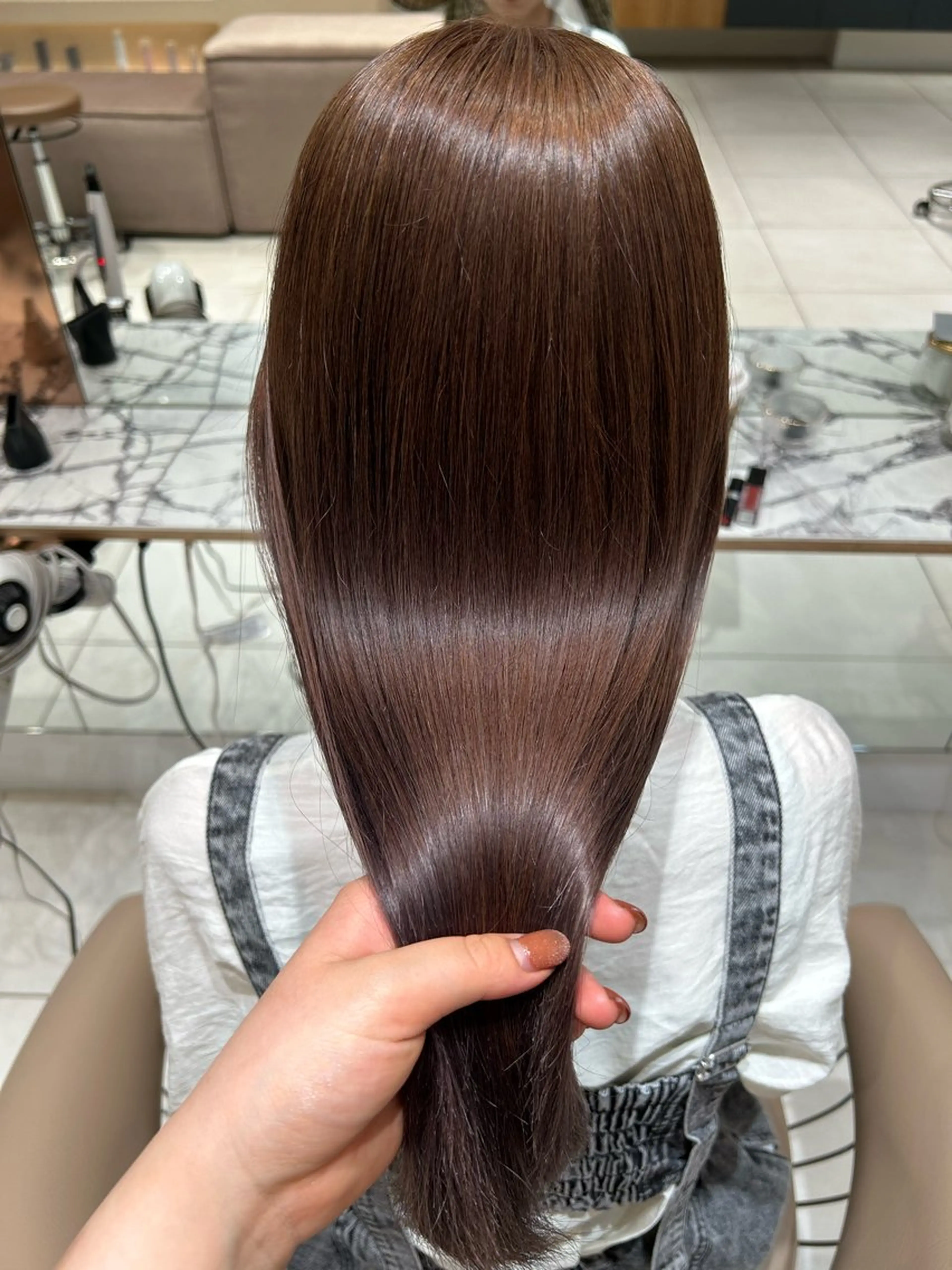 ロング ヘアカラー MIKA/ボブ/ レイヤー/メンズのヘアスタイル