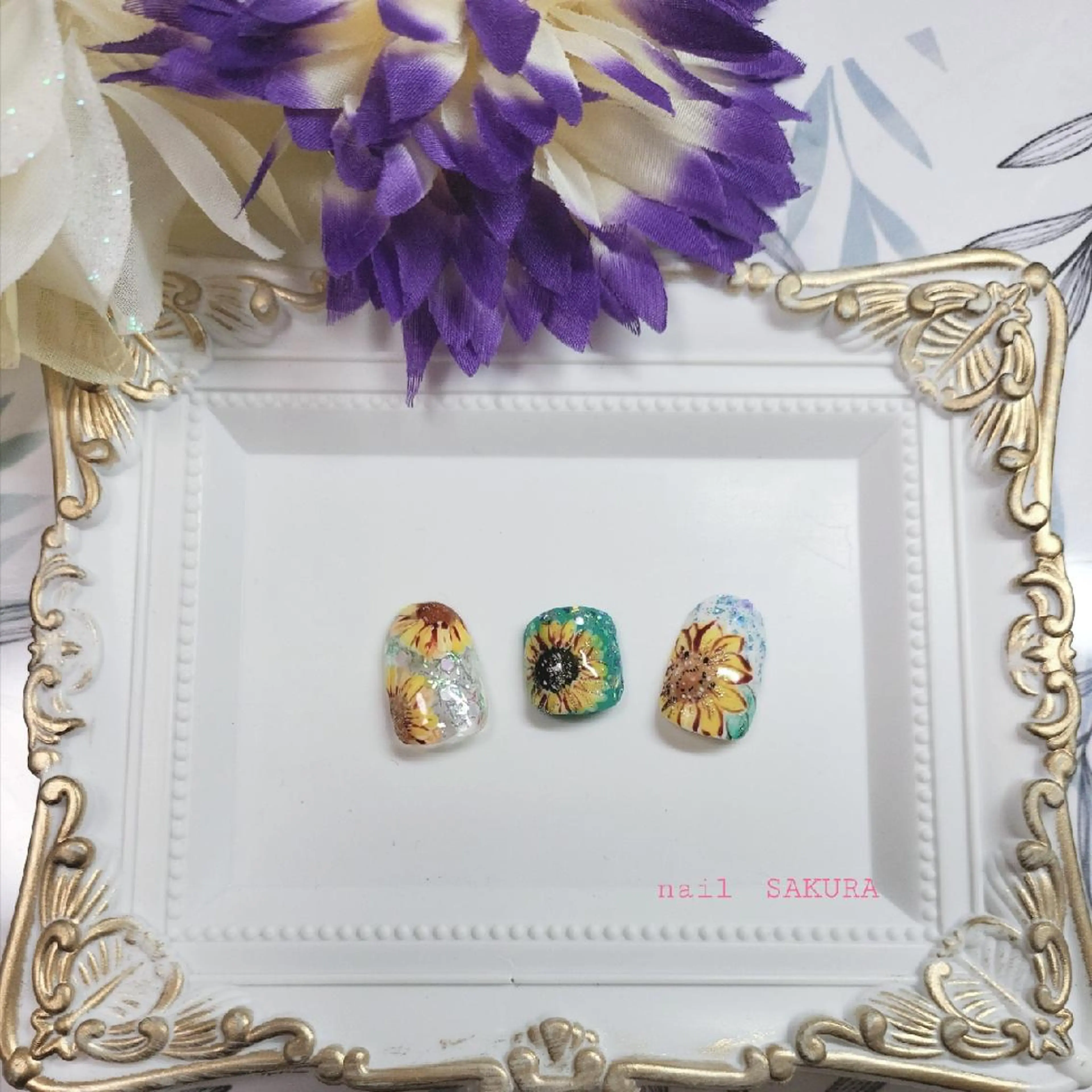 ネイル アートネイル フットネイル nailSAKURA さとうゆきえのネイルデザイン