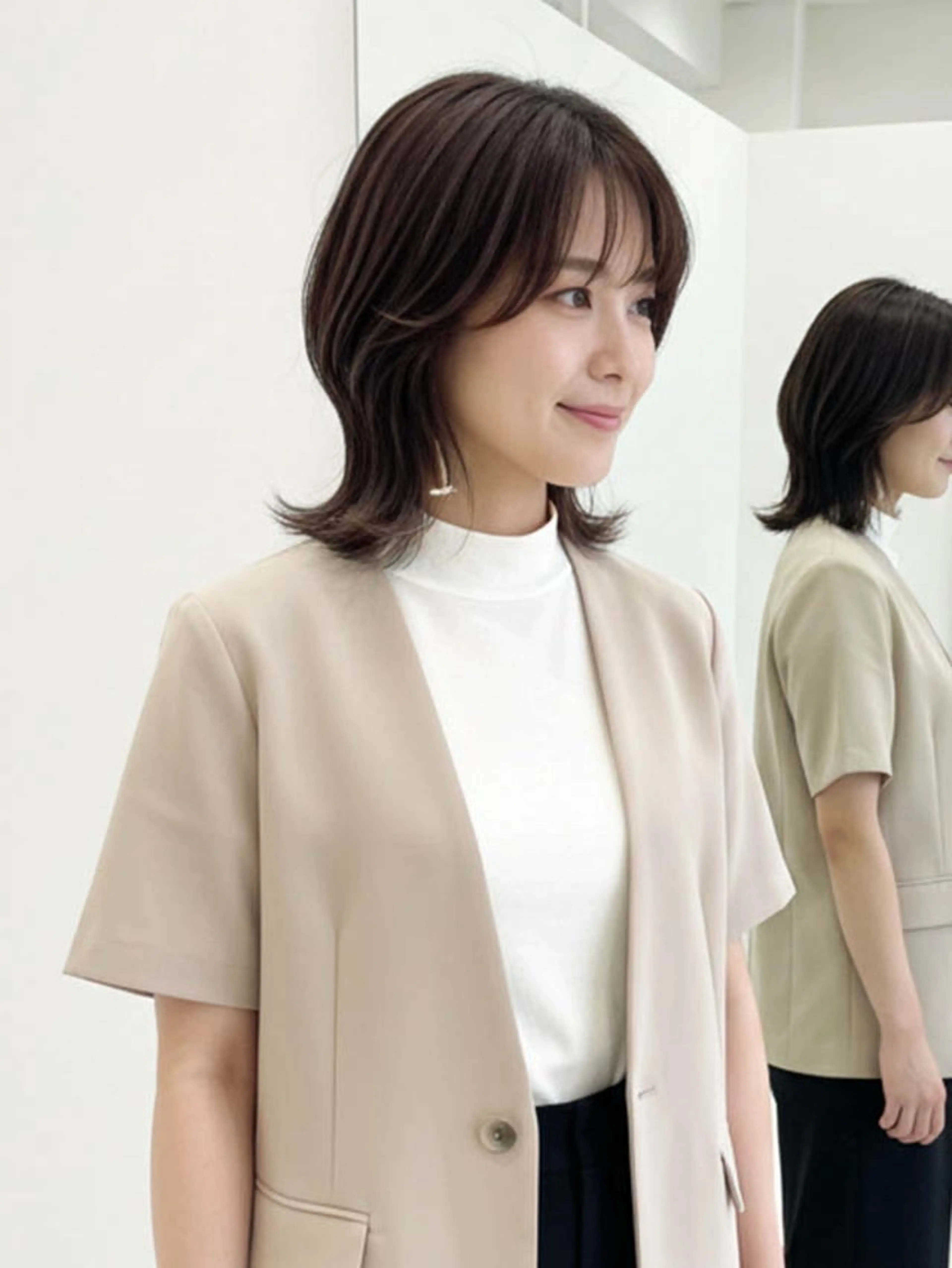 ロング MOLLA ✂️辻桃加のヘアスタイル