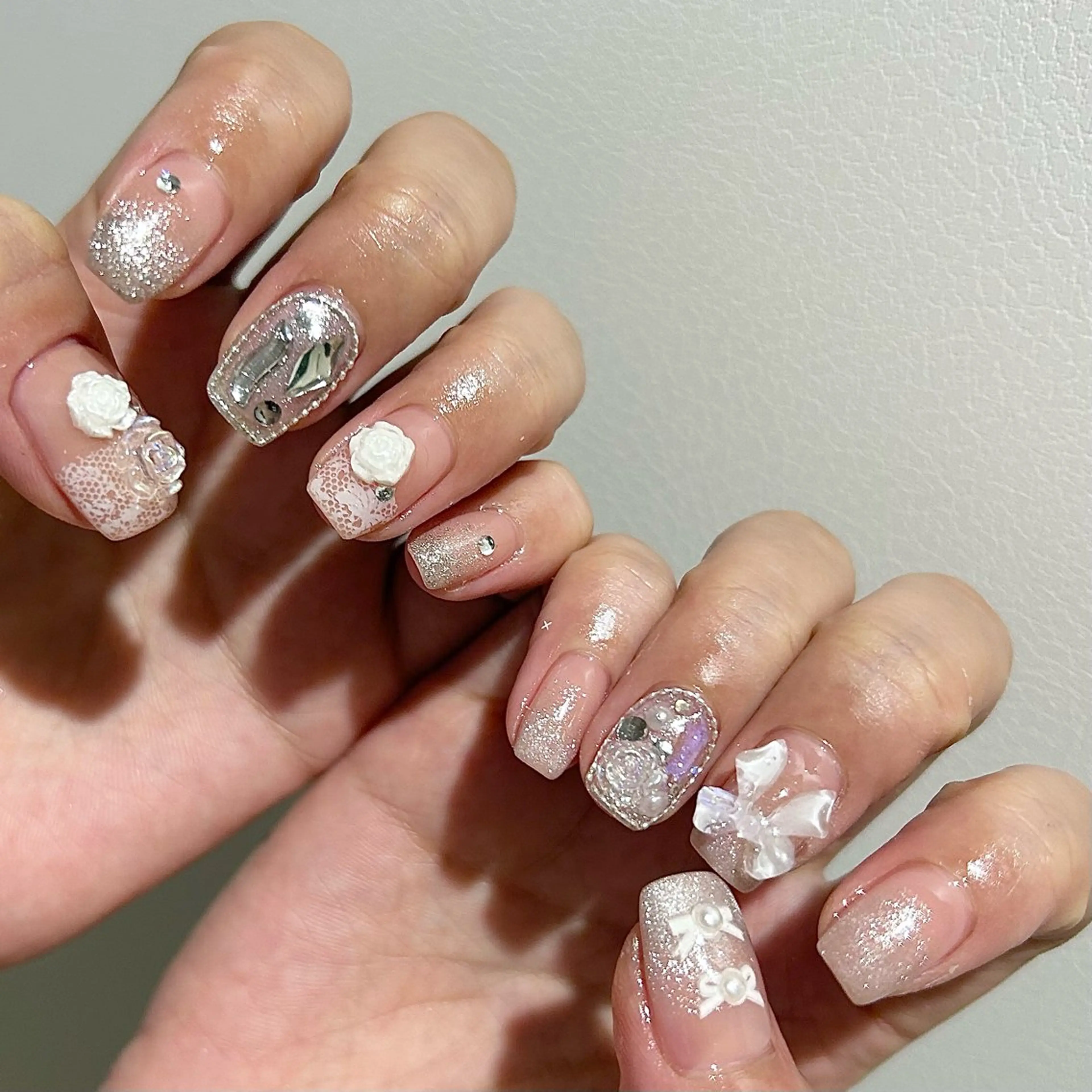 ネイル パラあり！フィルイン 美フォルムのネイルデザイン