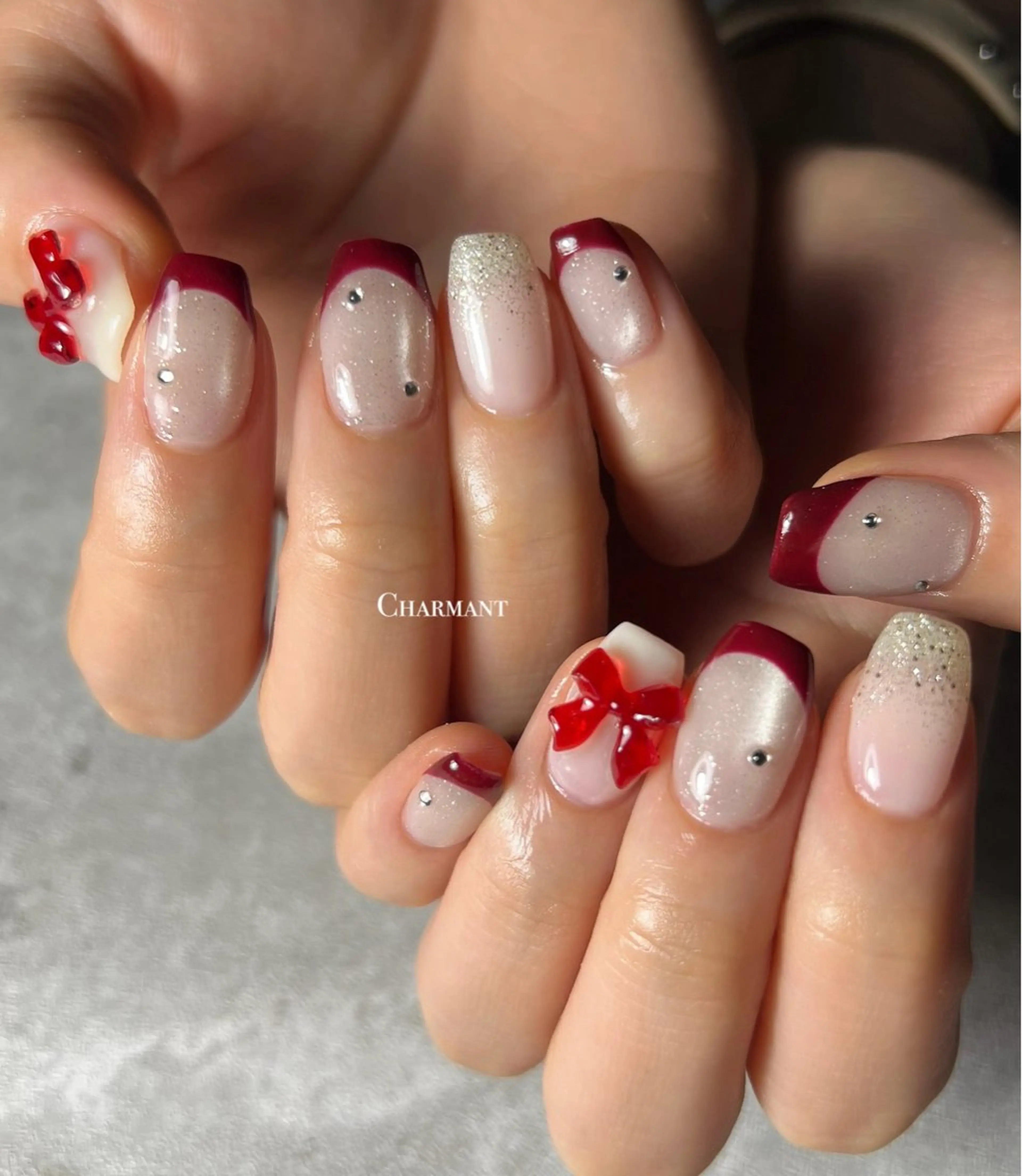 ネイル ハンドネイル Minako 【Charmant】のネイルデザイン