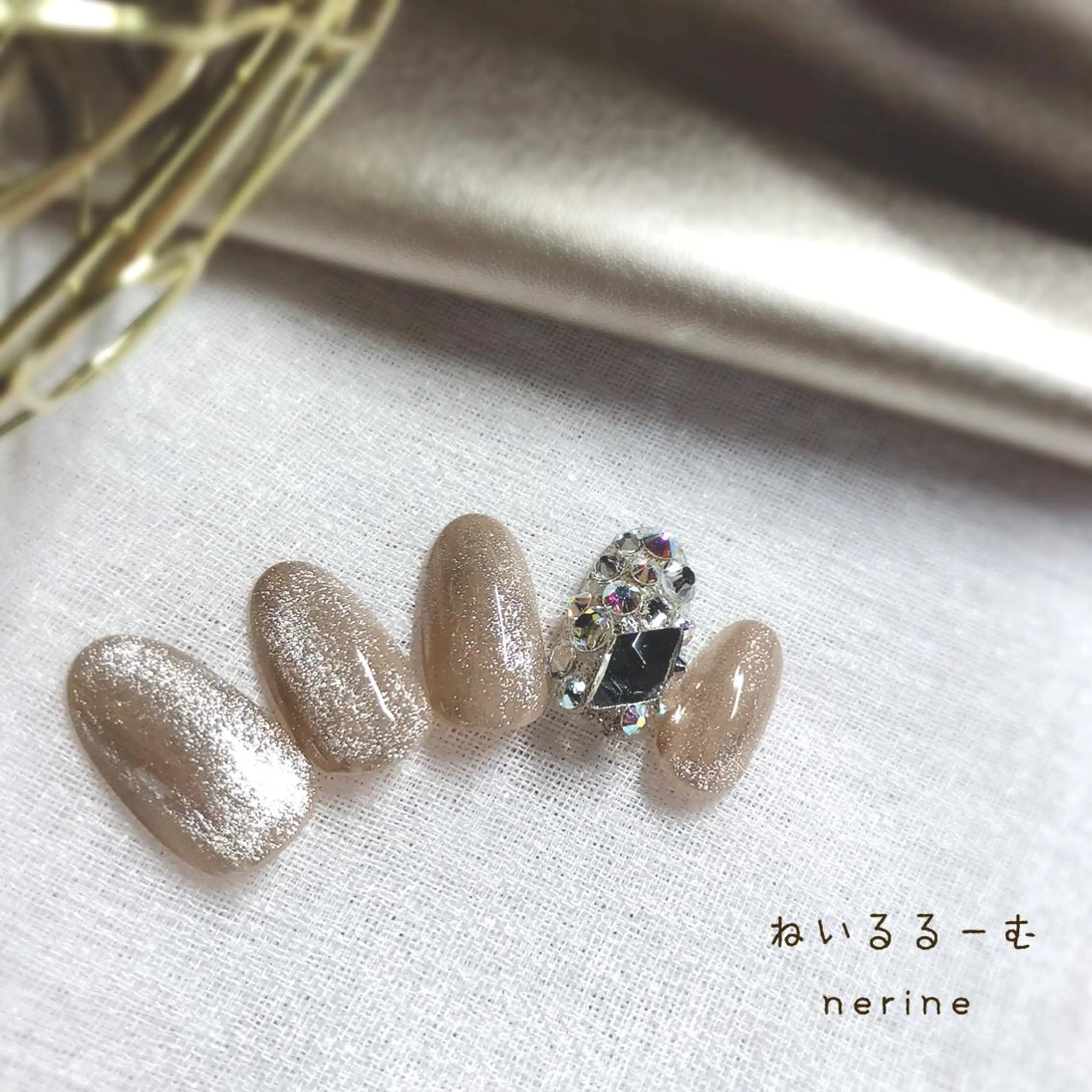 ネイル フットネイル ジェルネイル ニュアンスネイル シンプルネイル ストーンネイル NAILST Naomiのネイルデザイン