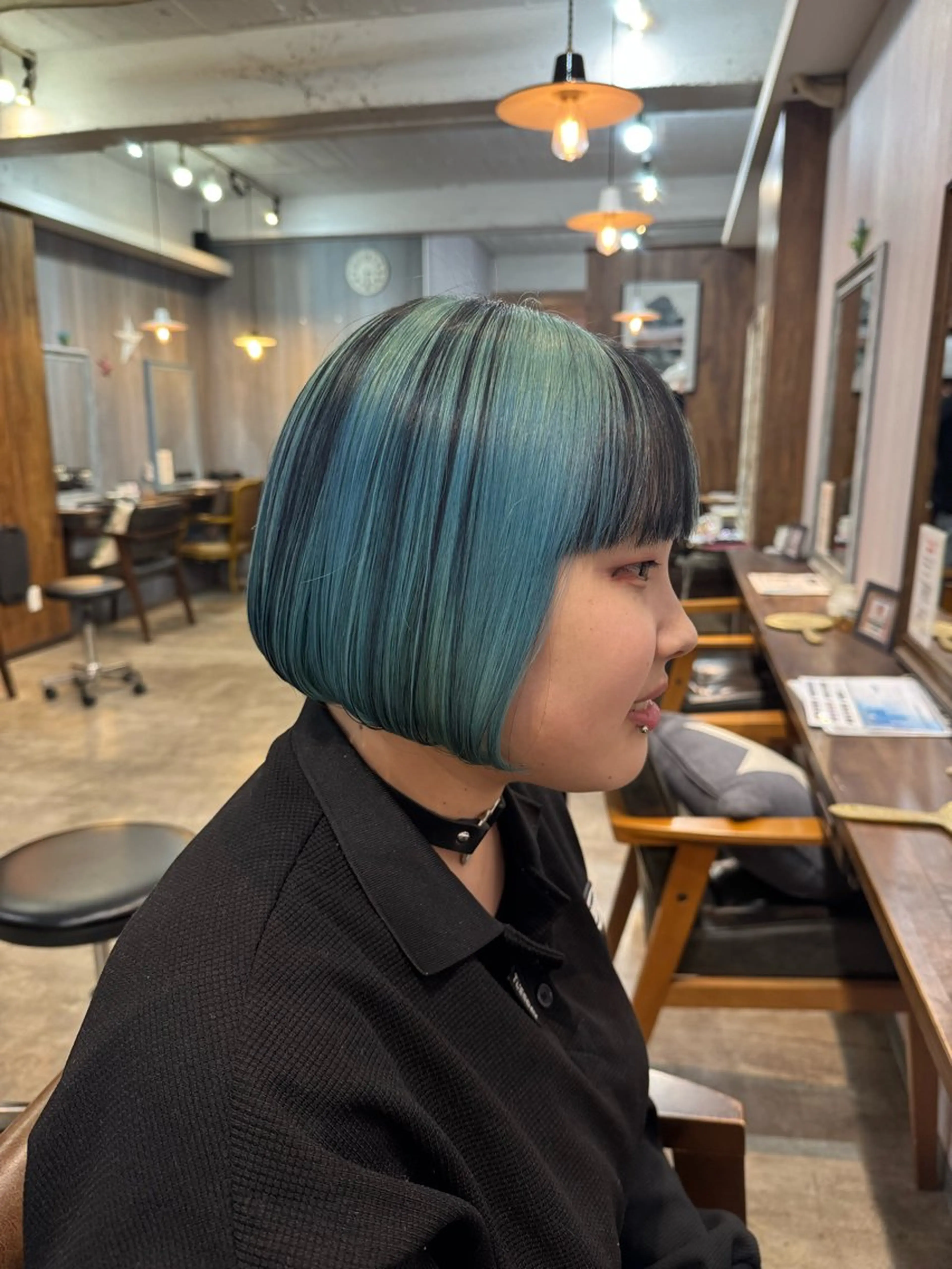 ミディアム 💎縮毛矯正/透明感 カラー💎椎葉みひろのヘアスタイル