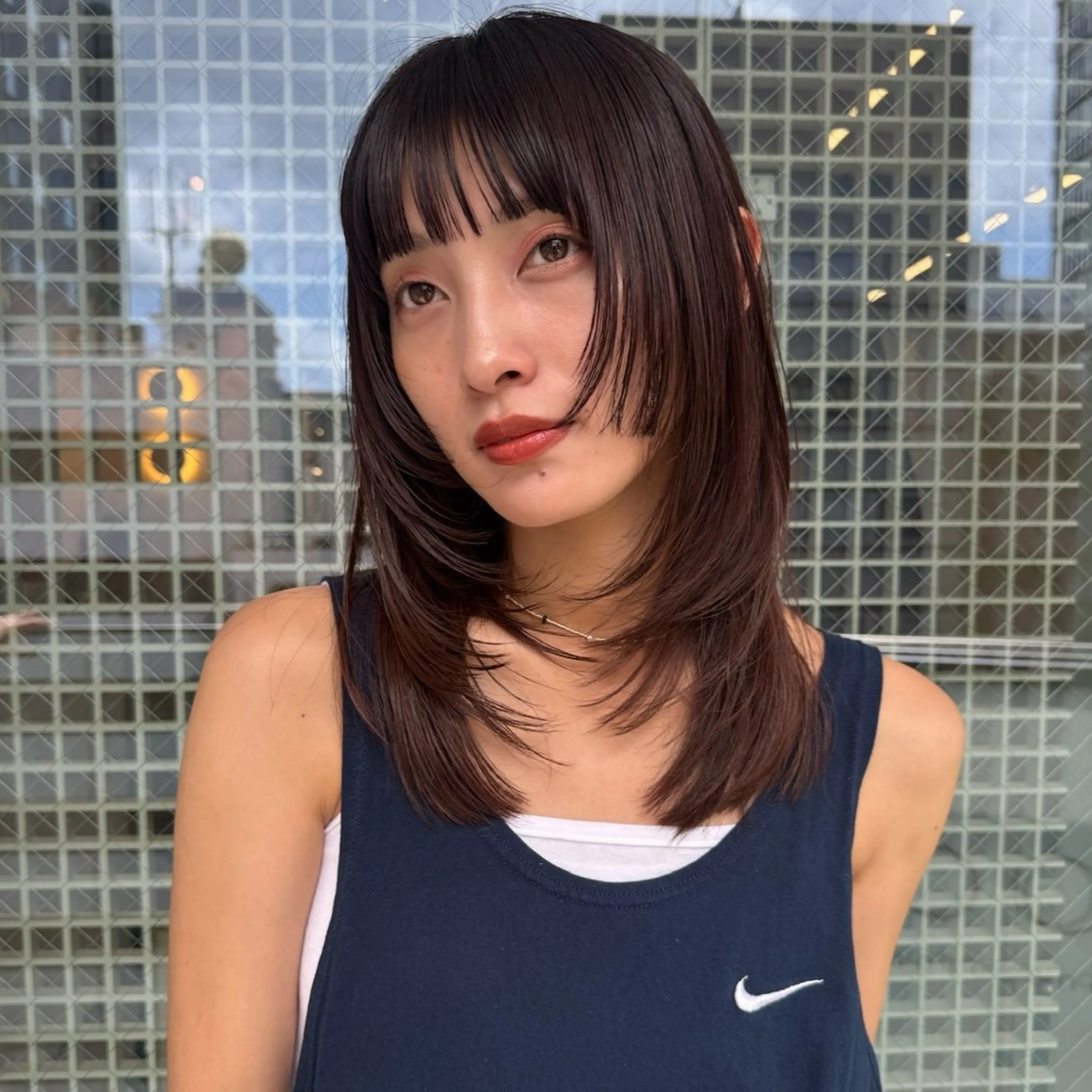 ミディアム 🍃透明感スタイル ｙｕ-ｋａ🍃のヘアスタイル